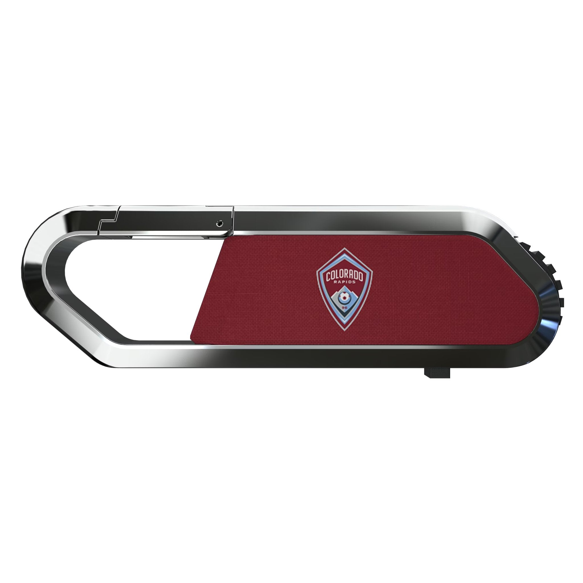 Colorado Rapids Solid USB 64GB Clip Style Flash Drive Flat.Jpg