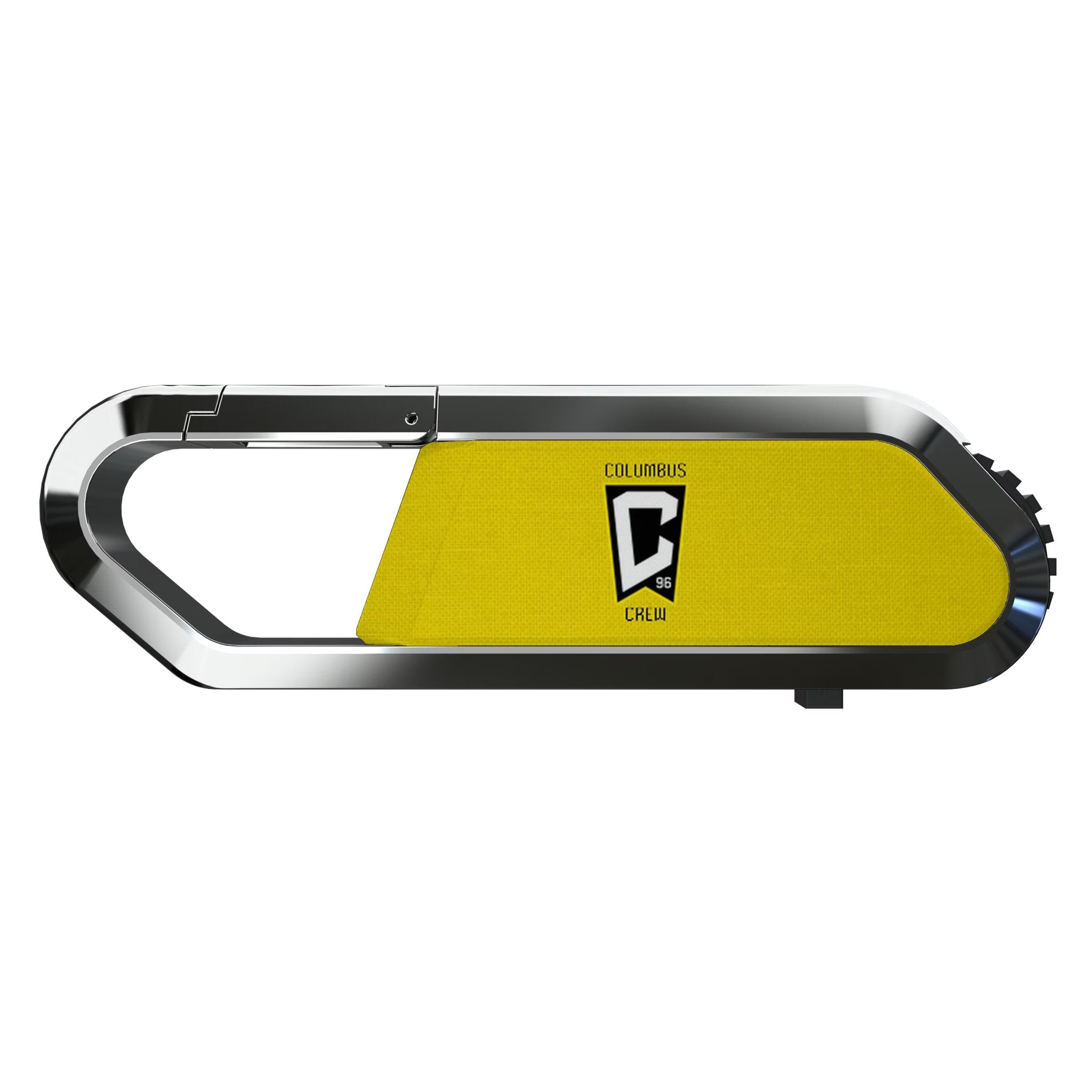 Columbus Crew Solid USB 64GB Clip Style Flash Drive Flat.Jpg