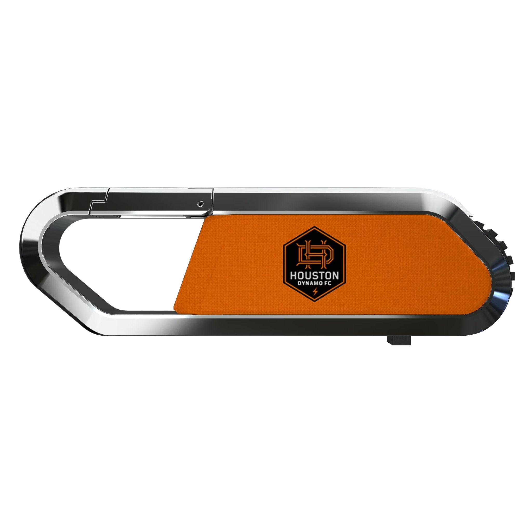 Houston Dynamo Solid USB 64GB Clip Style Flash Drive Flat.Jpg