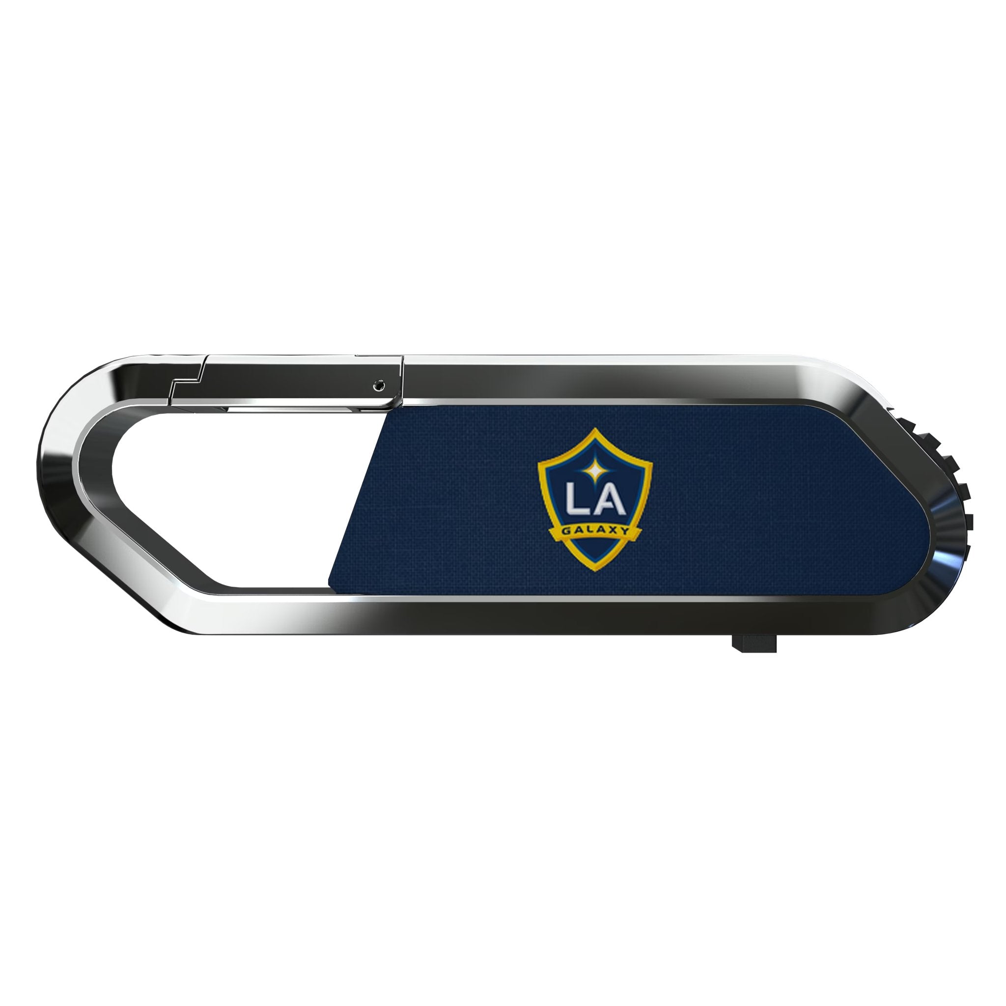 LA Galaxy Solid USB 64GB Clip Style Flash Drive Flat.Jpg