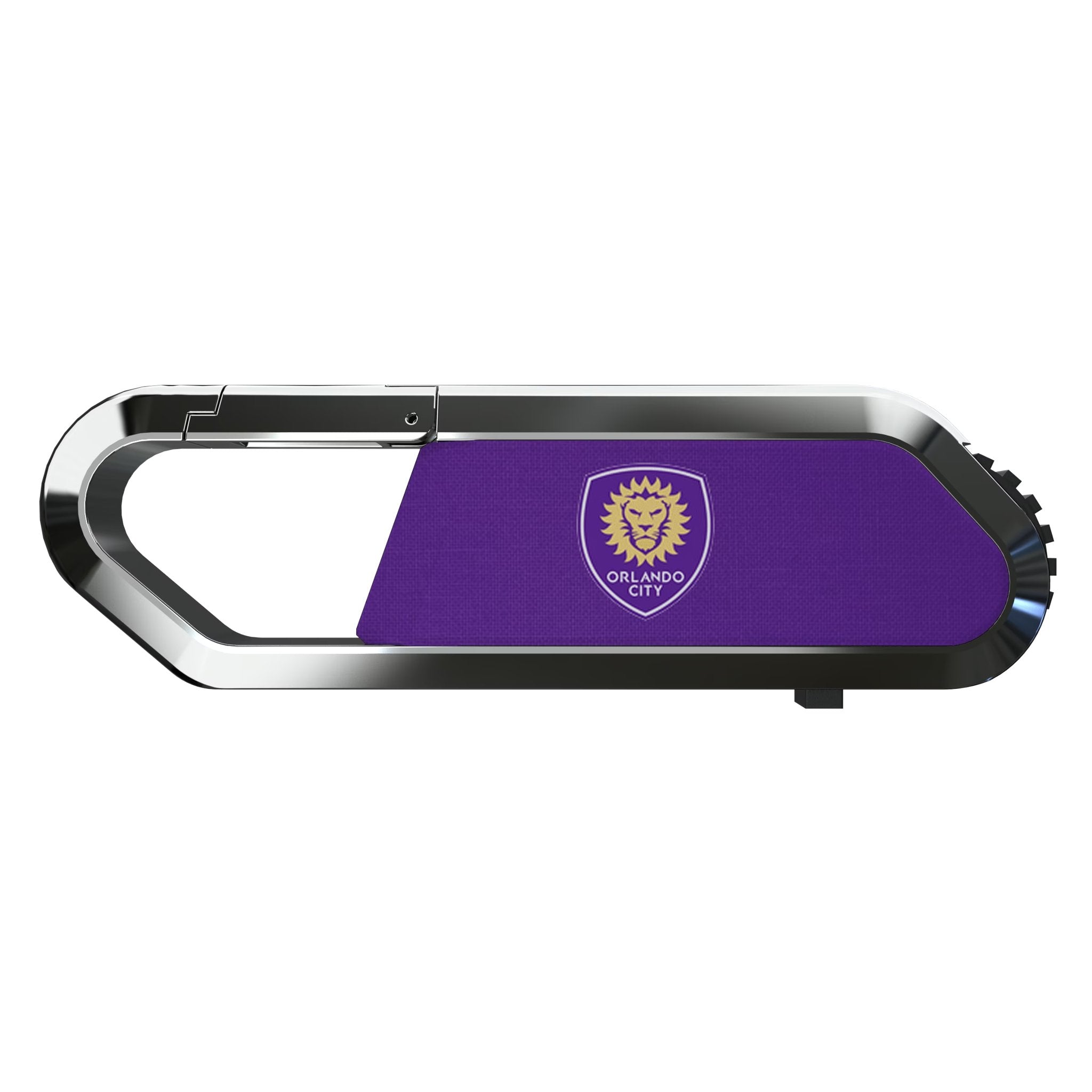 Orlando City Soccer Club Solid USB 64GB Clip Style Flash Drive Flat.Jpg
