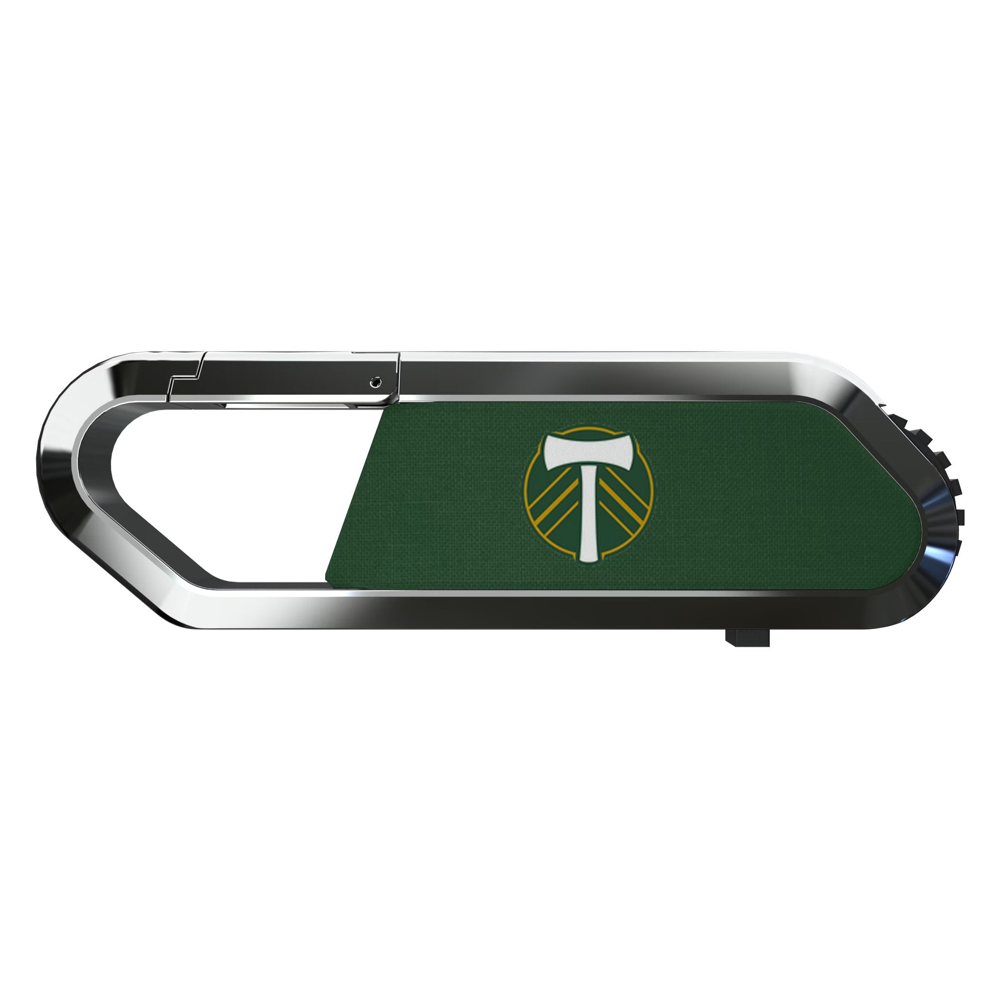 Portland Timbers Solid USB 64GB Clip Style Flash Drive Flat.Jpg