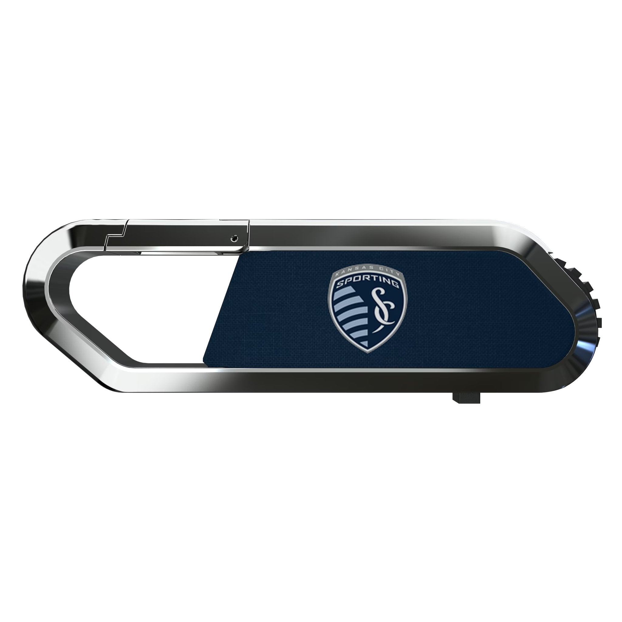 Sporting Kansas City Solid USB 64GB Clip Style Flash Drive Flat.Jpg