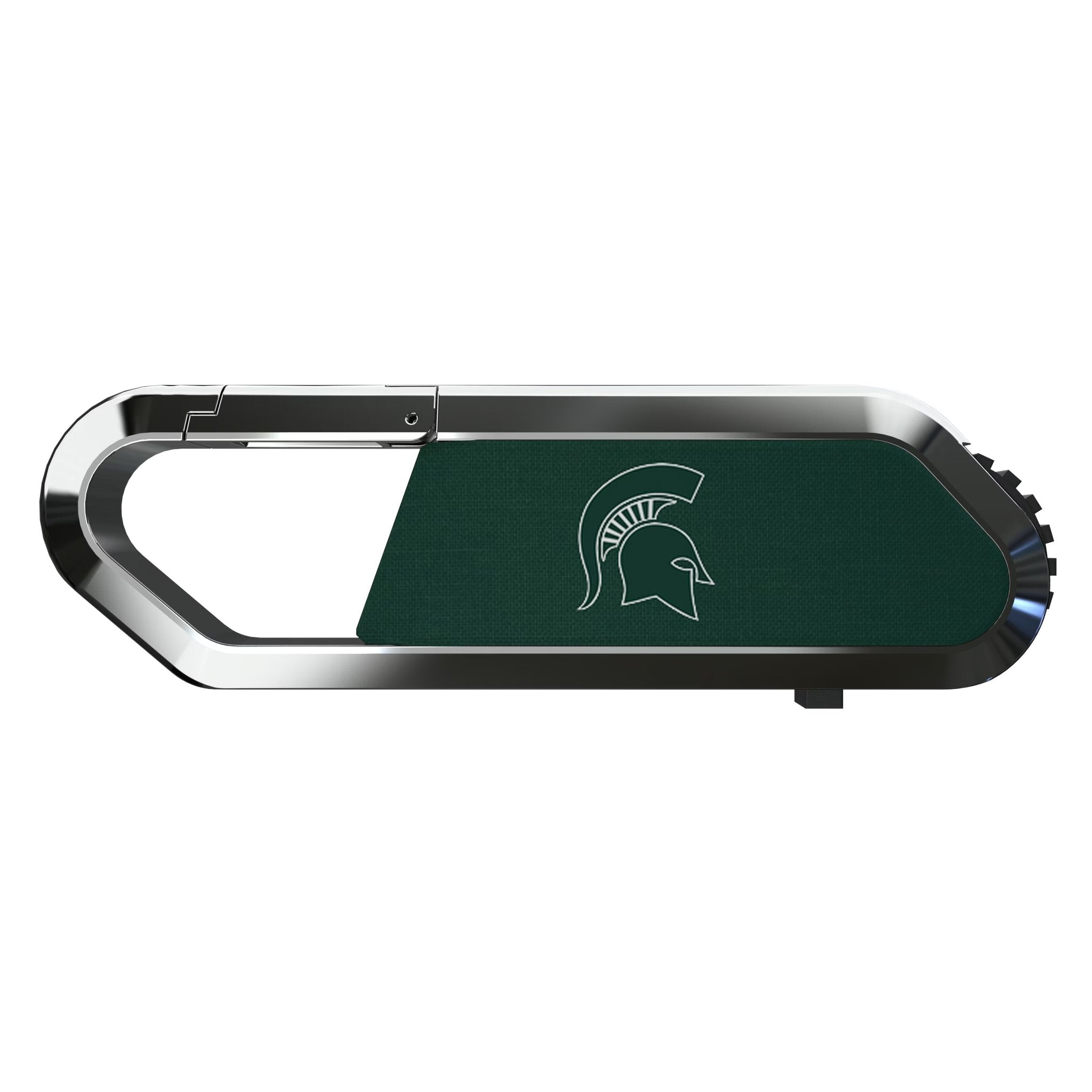 Michigan State University Spartans Solid USB 64GB Clip Style Flash Drive Flat.Jpg