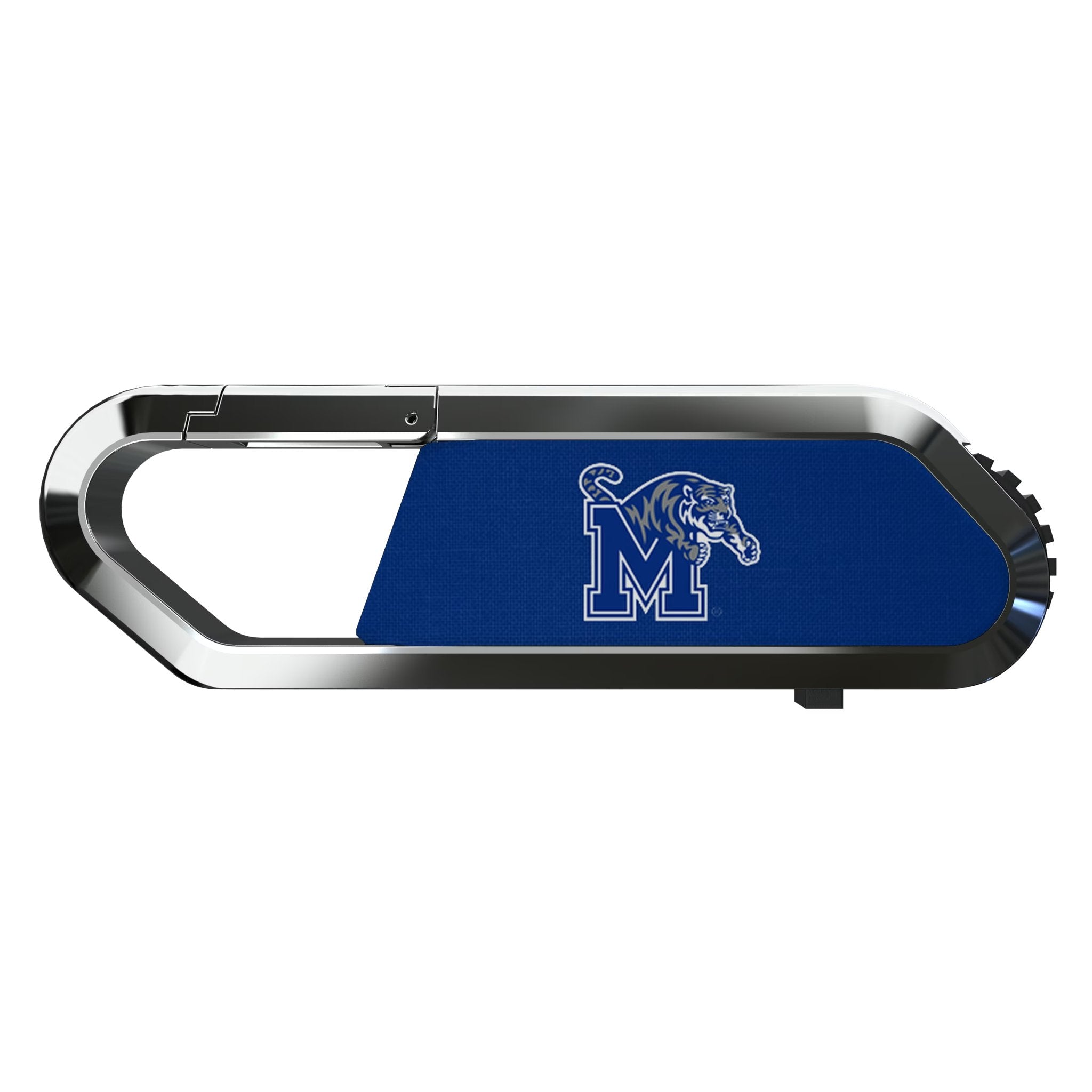 University of Memphis Tigers Solid USB 64GB Clip Style Flash Drive Flat.Jpg