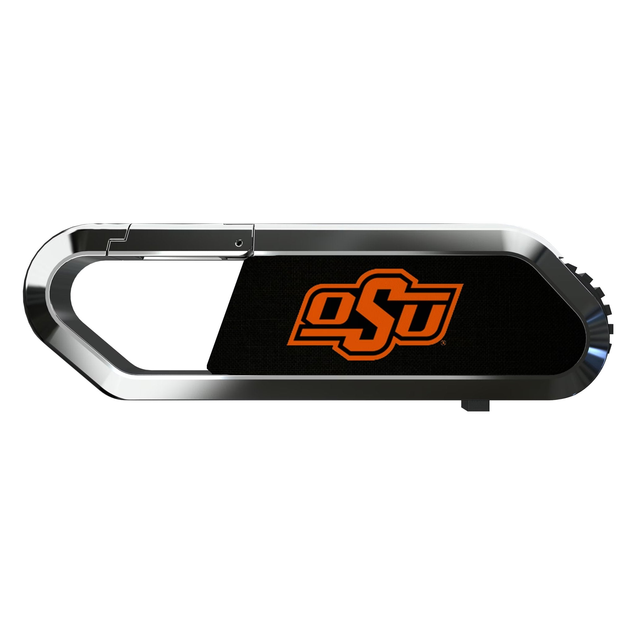 Oklahoma State University Cowboys Solid USB 64GB Clip Style Flash Drive Flat.Jpg