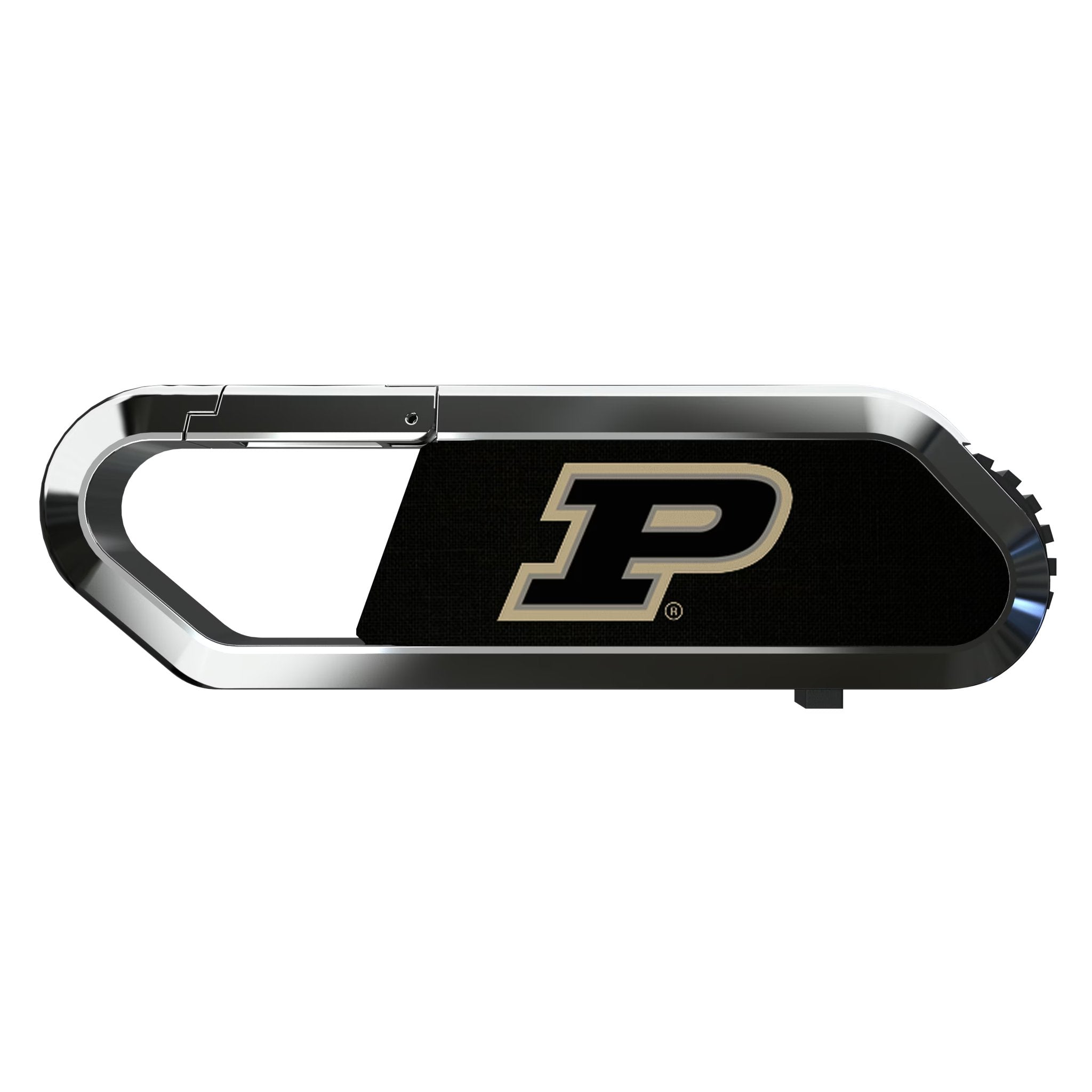 Purdue University Boilermakers Solid USB 64GB Clip Style Flash Drive Flat.Jpg
