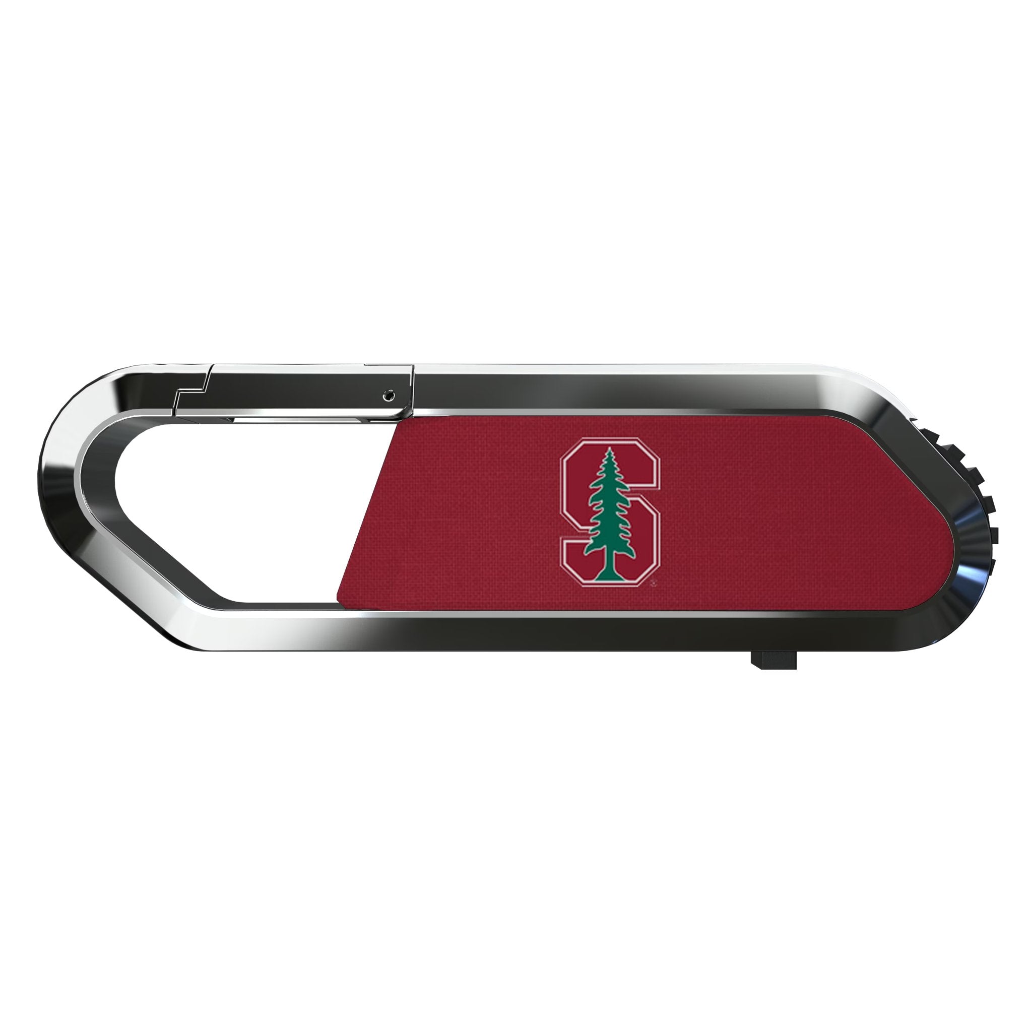 Stanford University Cardinal Solid USB 64GB Clip Style Flash Drive Flat.Jpg