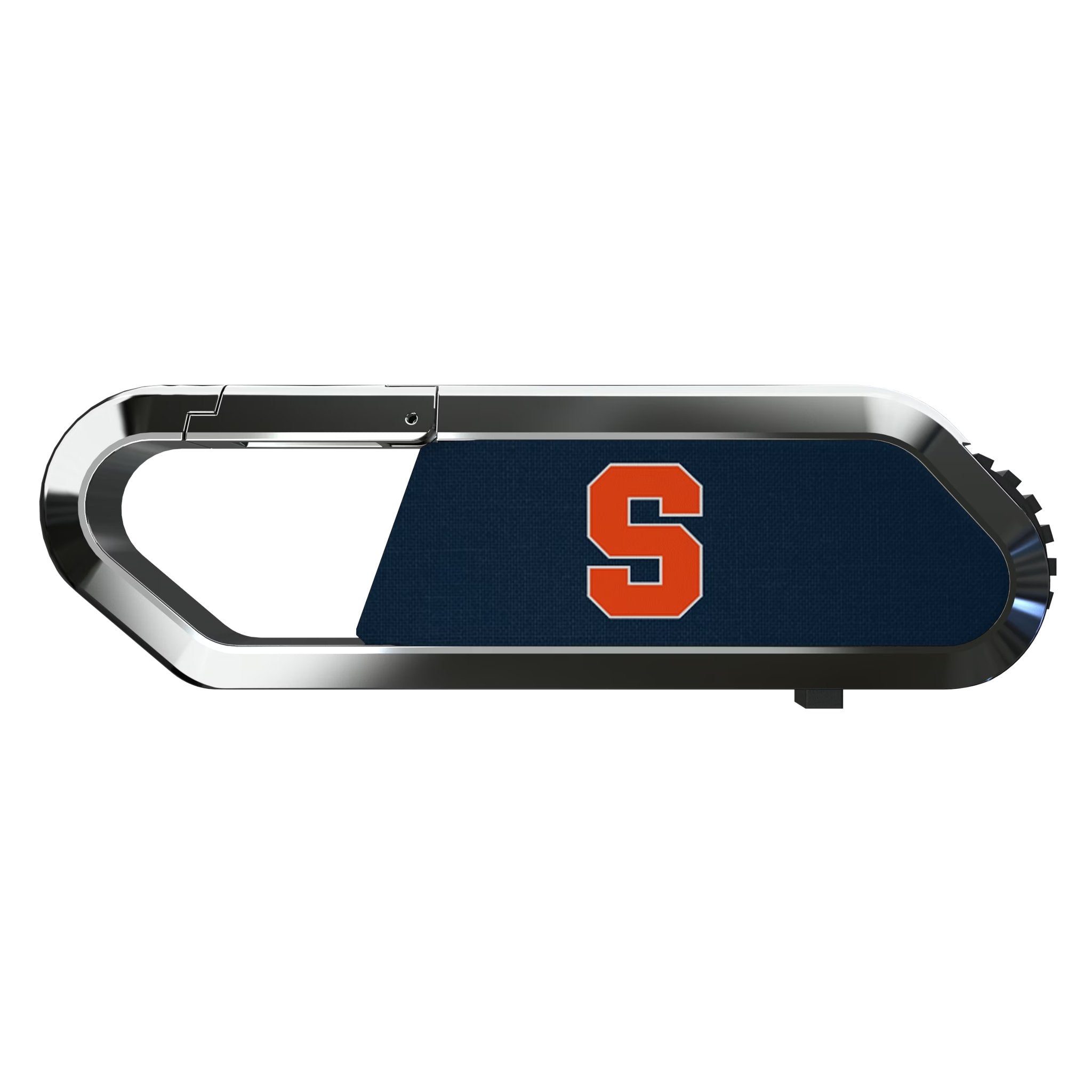 Syracuse University Orange Solid USB 64GB Clip Style Flash Drive Flat.Jpg