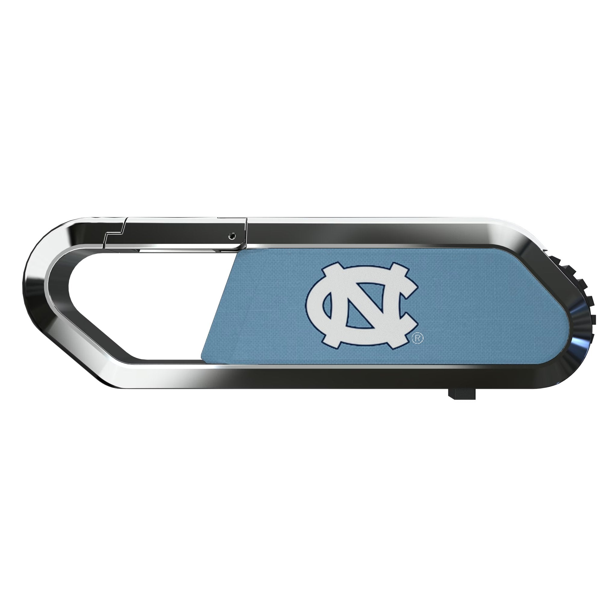 University of North Carolina Tar Heels Solid USB 64GB Clip Style Flash Drive Flat.Jpg