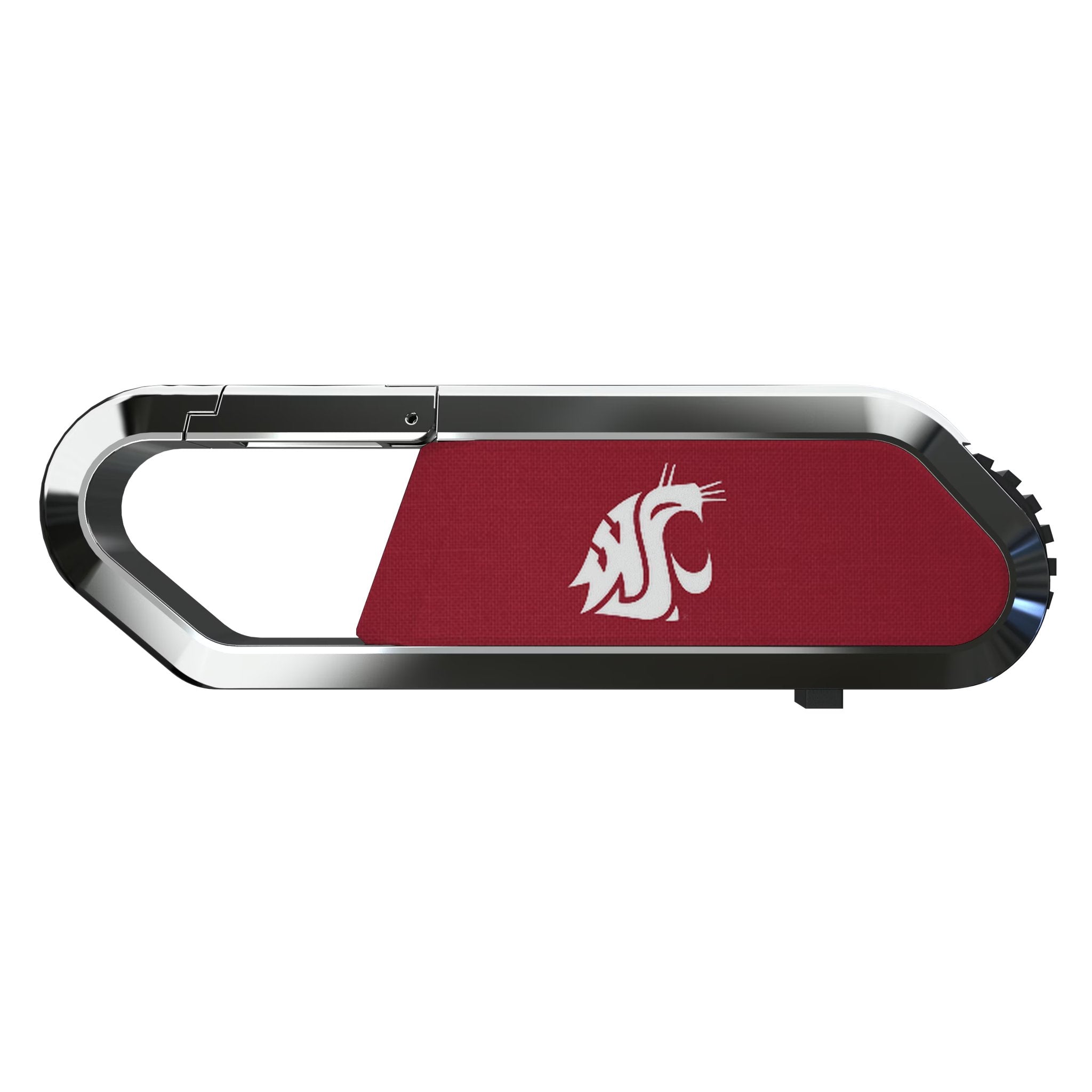 Washington State University Cougars Solid USB 64GB Clip Style Flash Drive Flat.Jpg