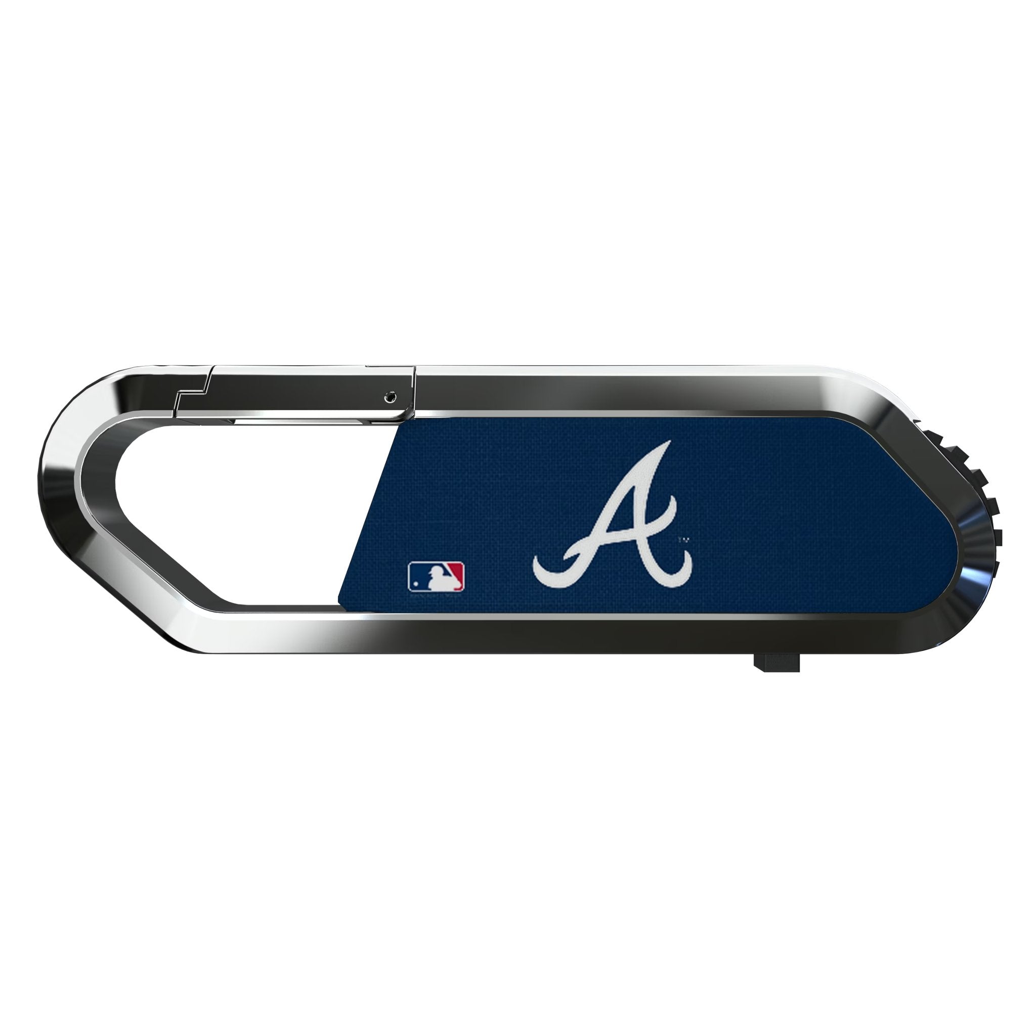 Atlanta Braves Solid USB 64GB Clip Style Flash Drive Flat.Jpg