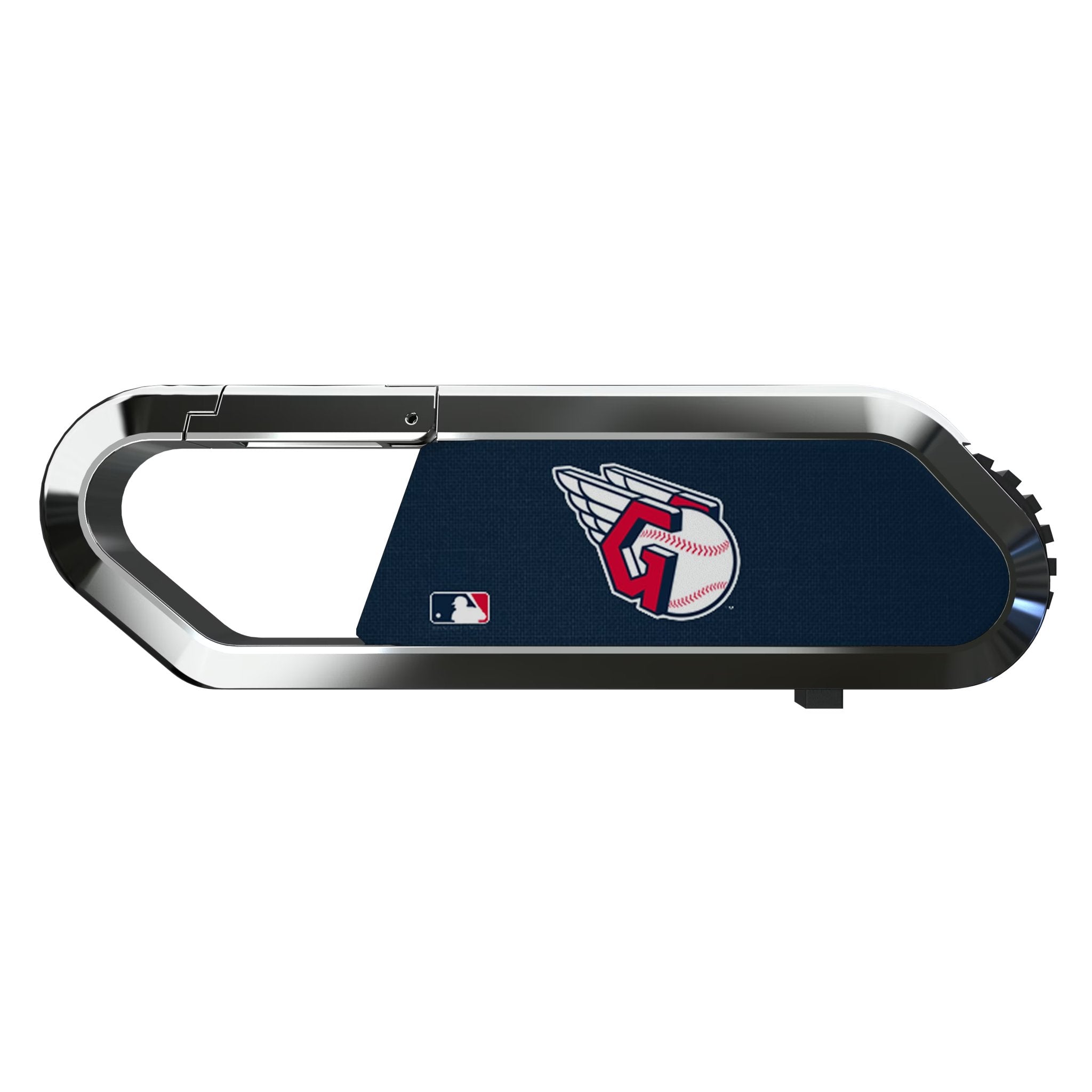 Cleveland Guardians Solid USB 64GB Clip Style Flash Drive Flat.Jpg