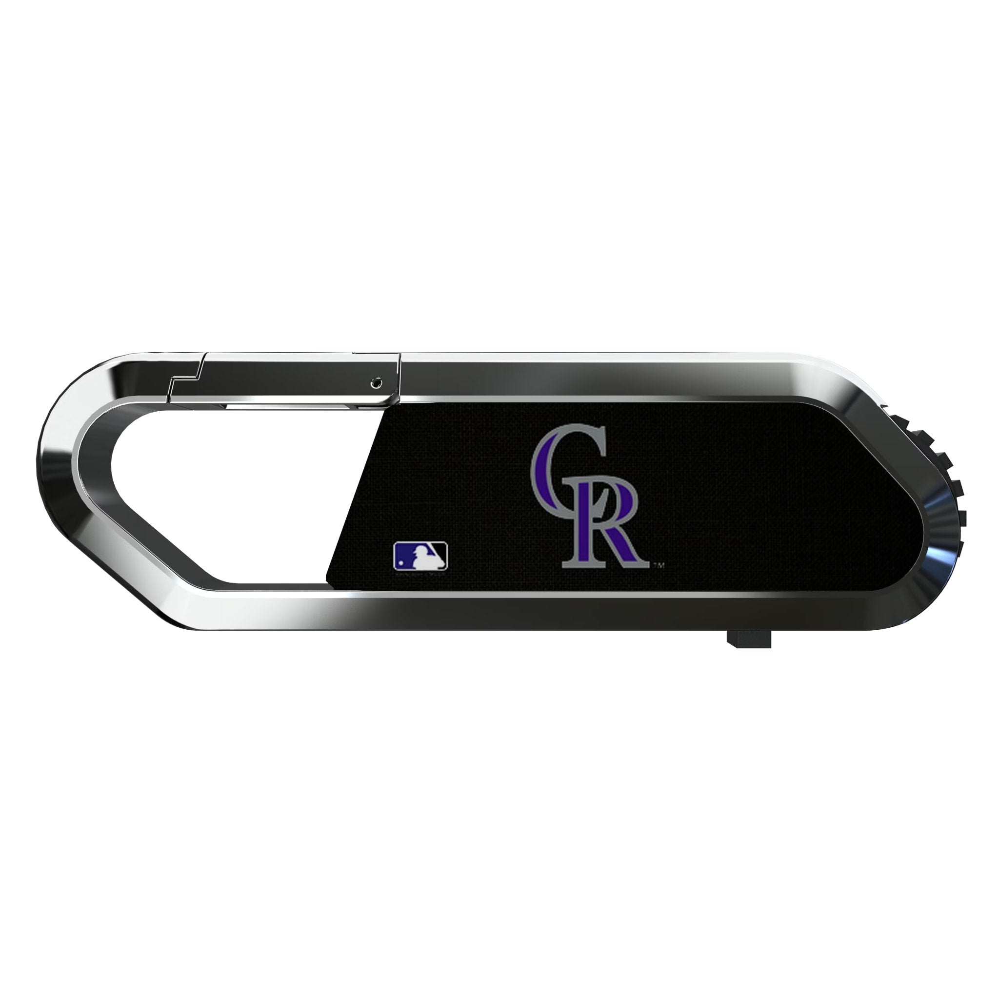 Colorado Rockies Solid USB 64GB Clip Style Flash Drive Flat.Jpg