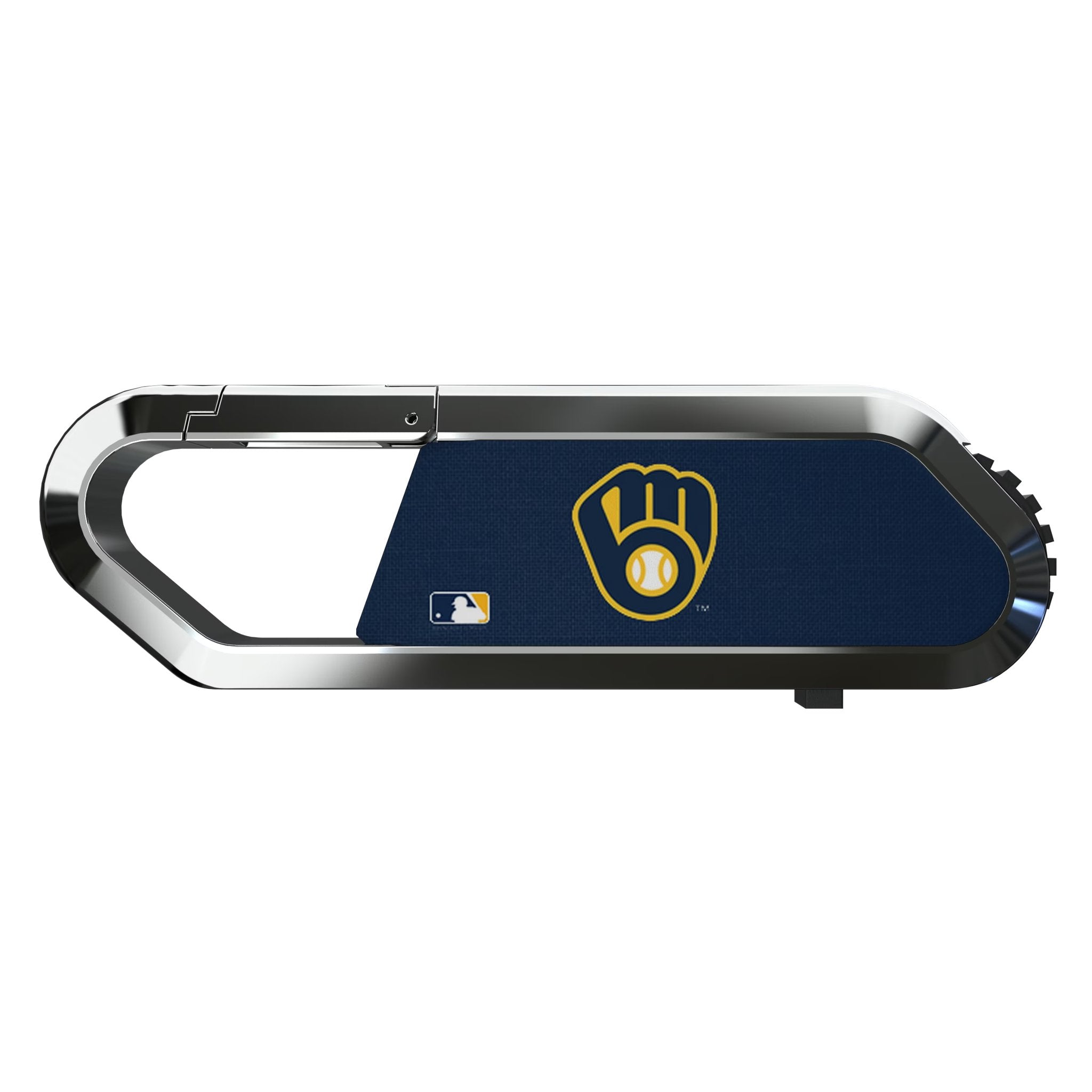 Milwaukee Brewers Solid USB 64GB Clip Style Flash Drive Flat.Jpg