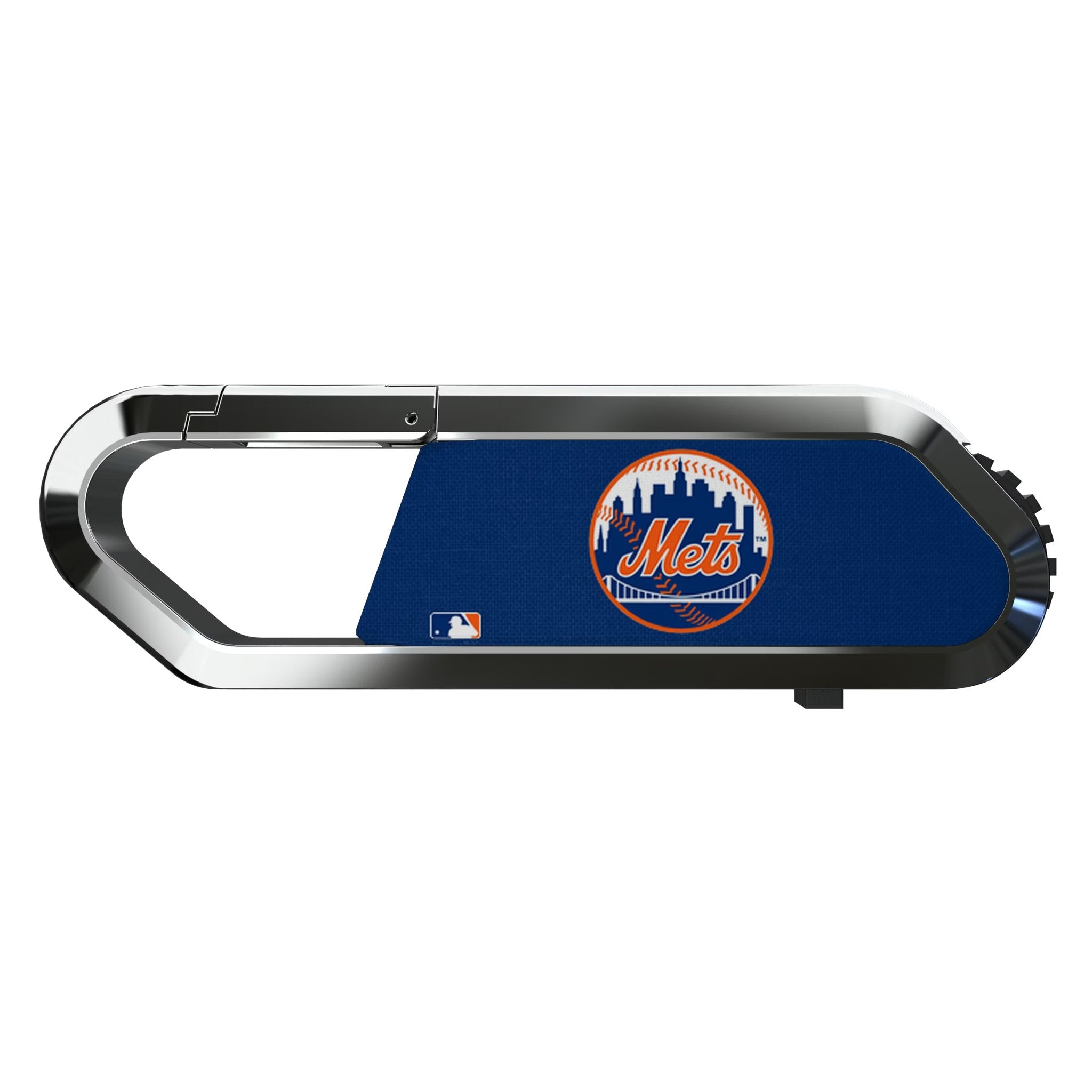 New York Mets Solid USB 64GB Clip Style Flash Drive Flat.Jpg