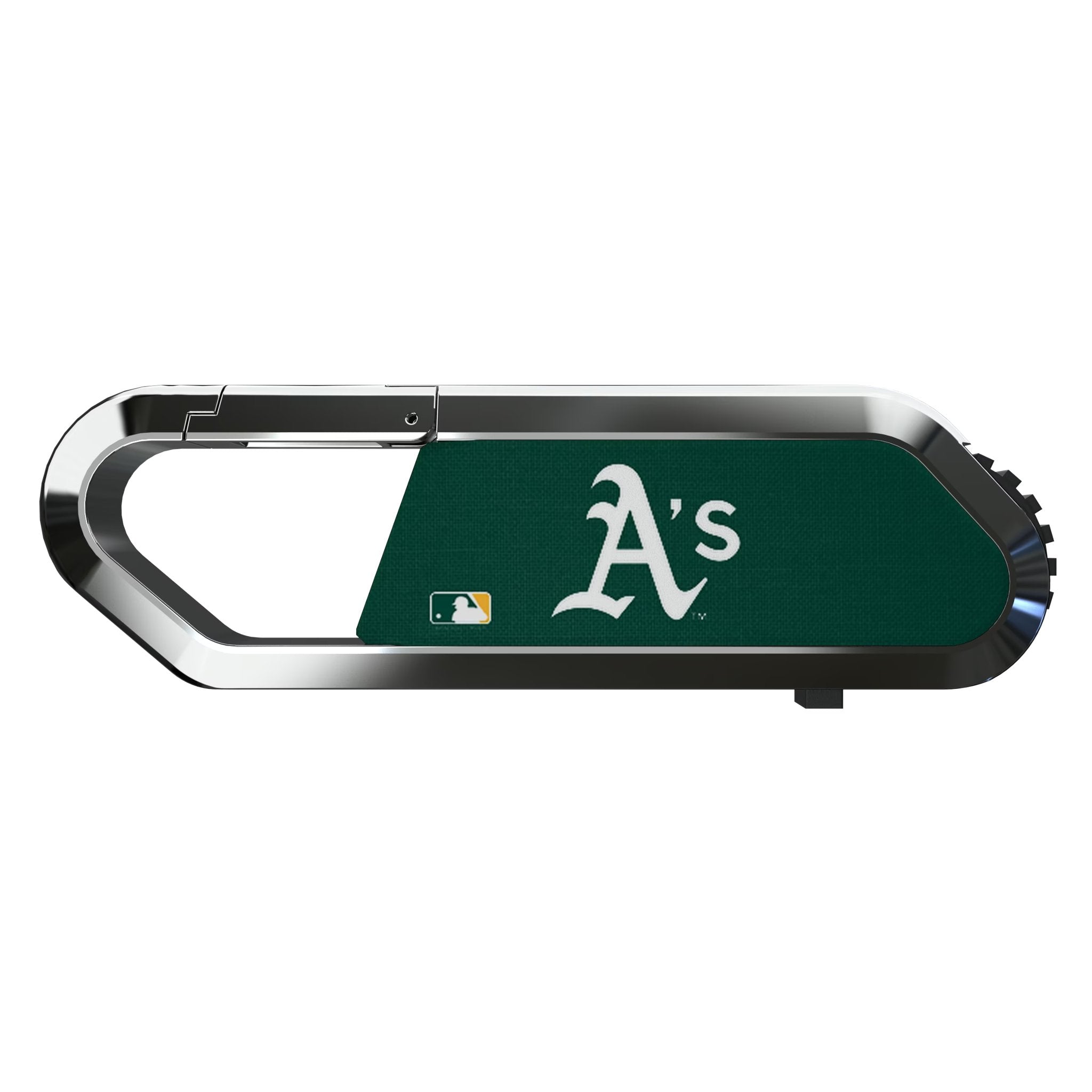 Oakland Athletics Solid USB 64GB Clip Style Flash Drive Flat.Jpg
