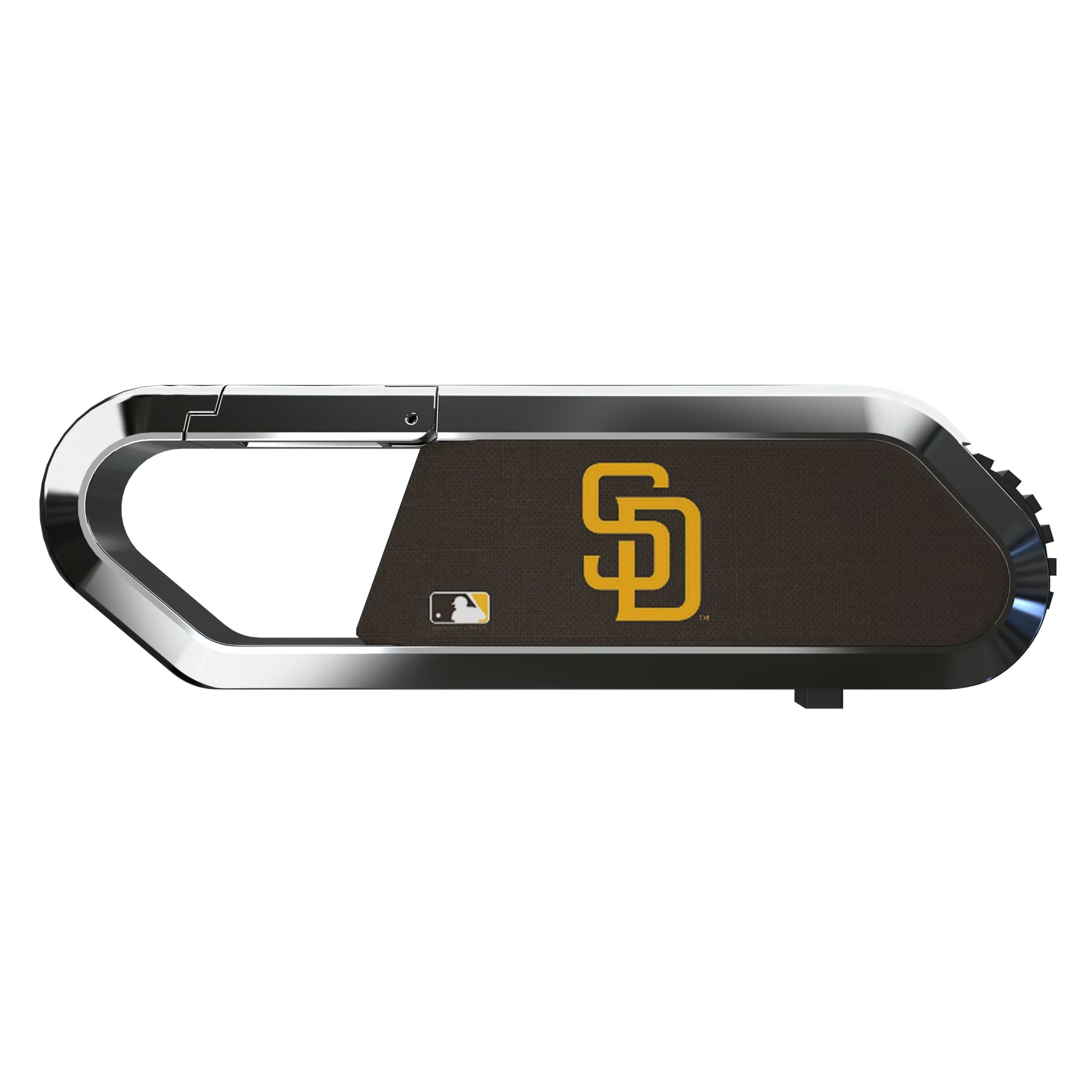 San Diego Padres Solid USB 64GB Clip Style Flash Drive Flat.Jpg