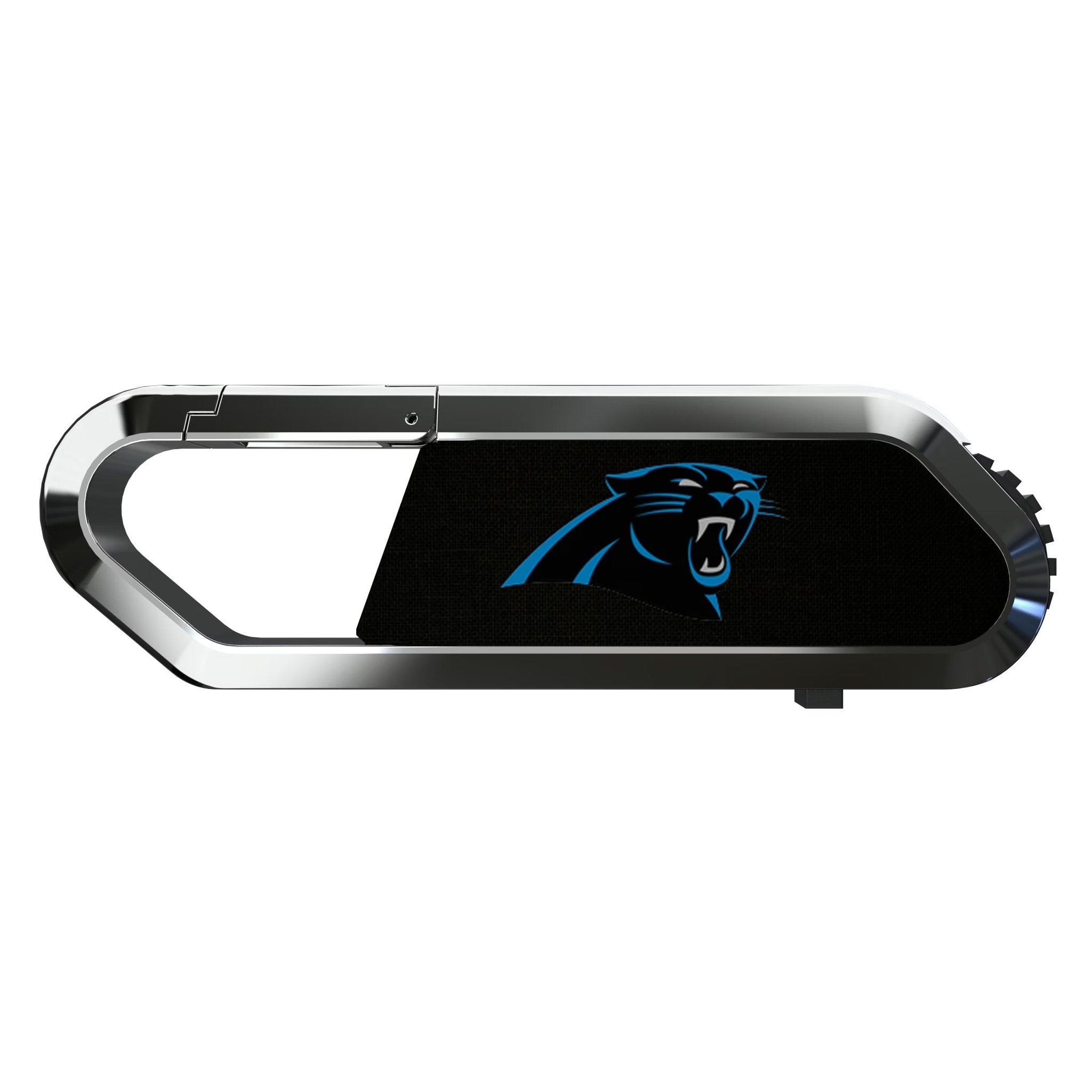 Carolina Panthers Solid USB 64GB Clip Style Flash Drive Flat.Jpg