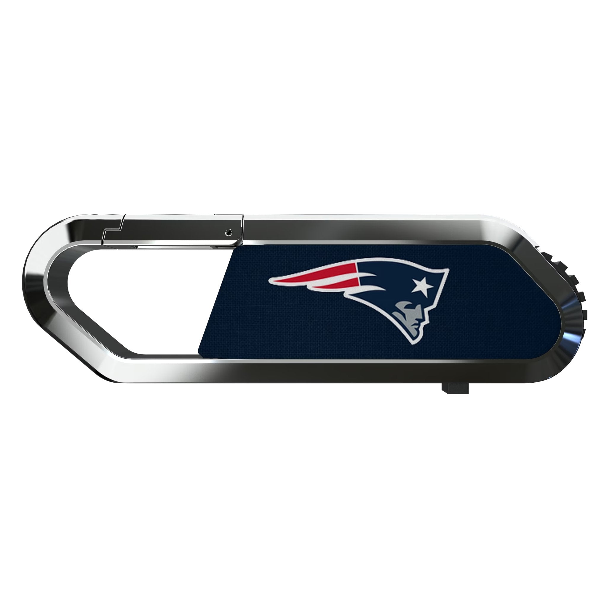New England Patriots Solid USB 64GB Clip Style Flash Drive Flat.Jpg