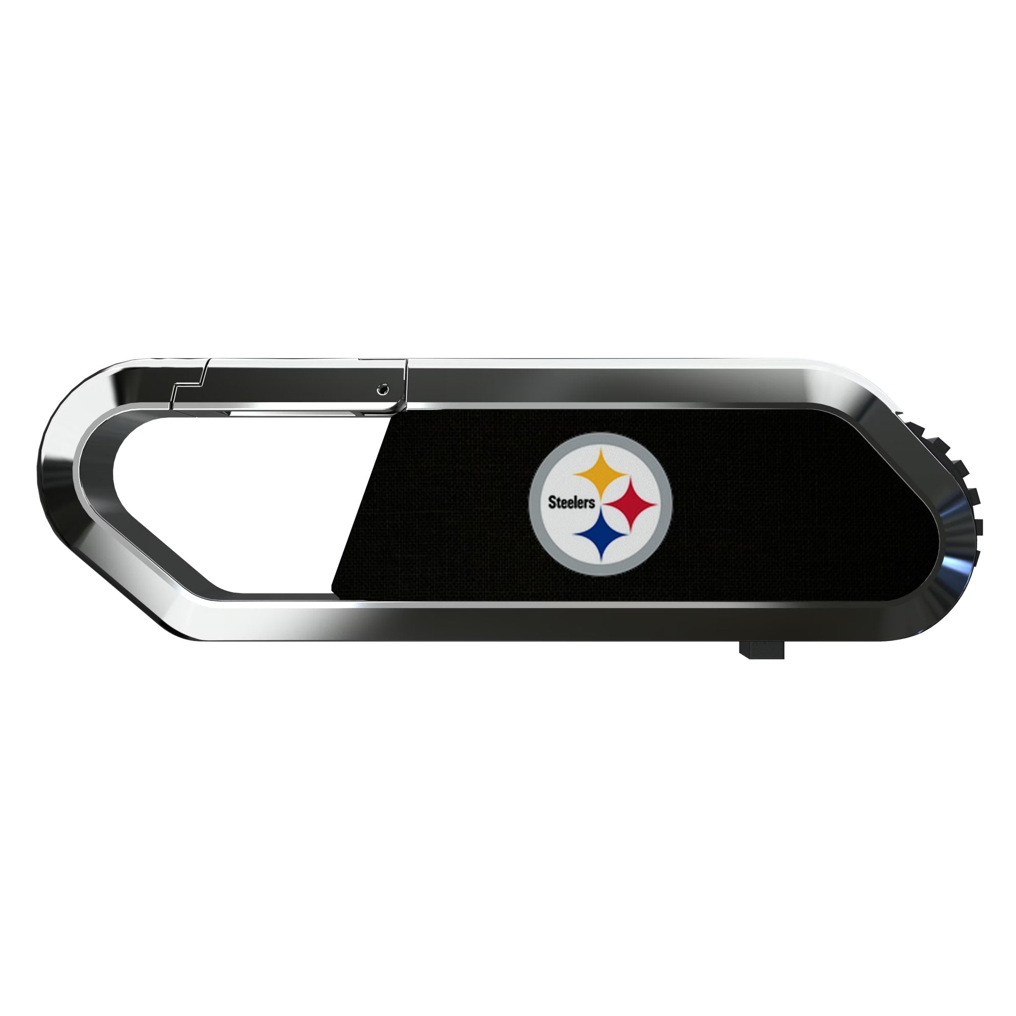 Pittsburgh Steelers Solid USB 64GB Clip Style Flash Drive Flat.Jpg