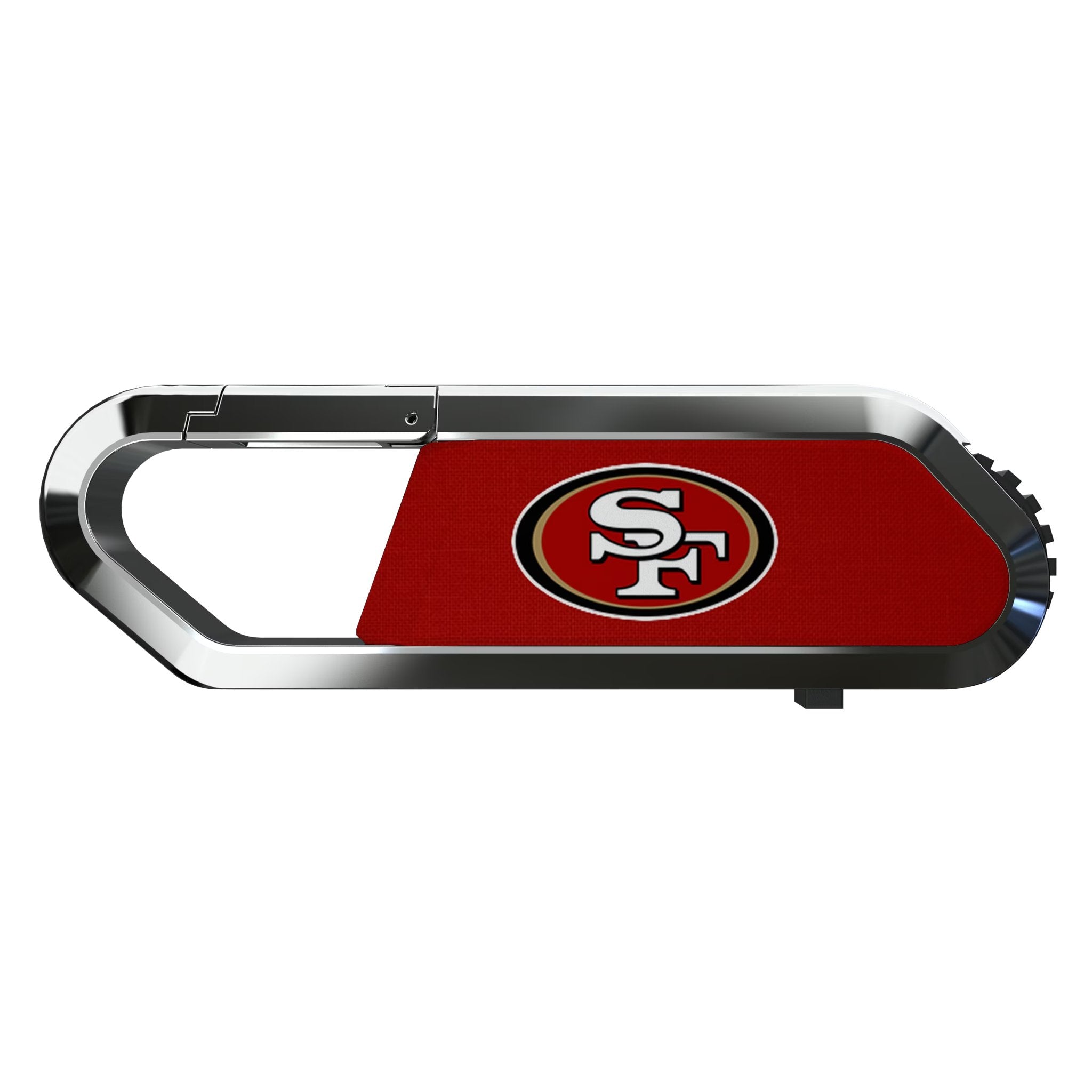 San Francisco 49ers Solid USB 64GB Clip Style Flash Drive Flat.Jpg