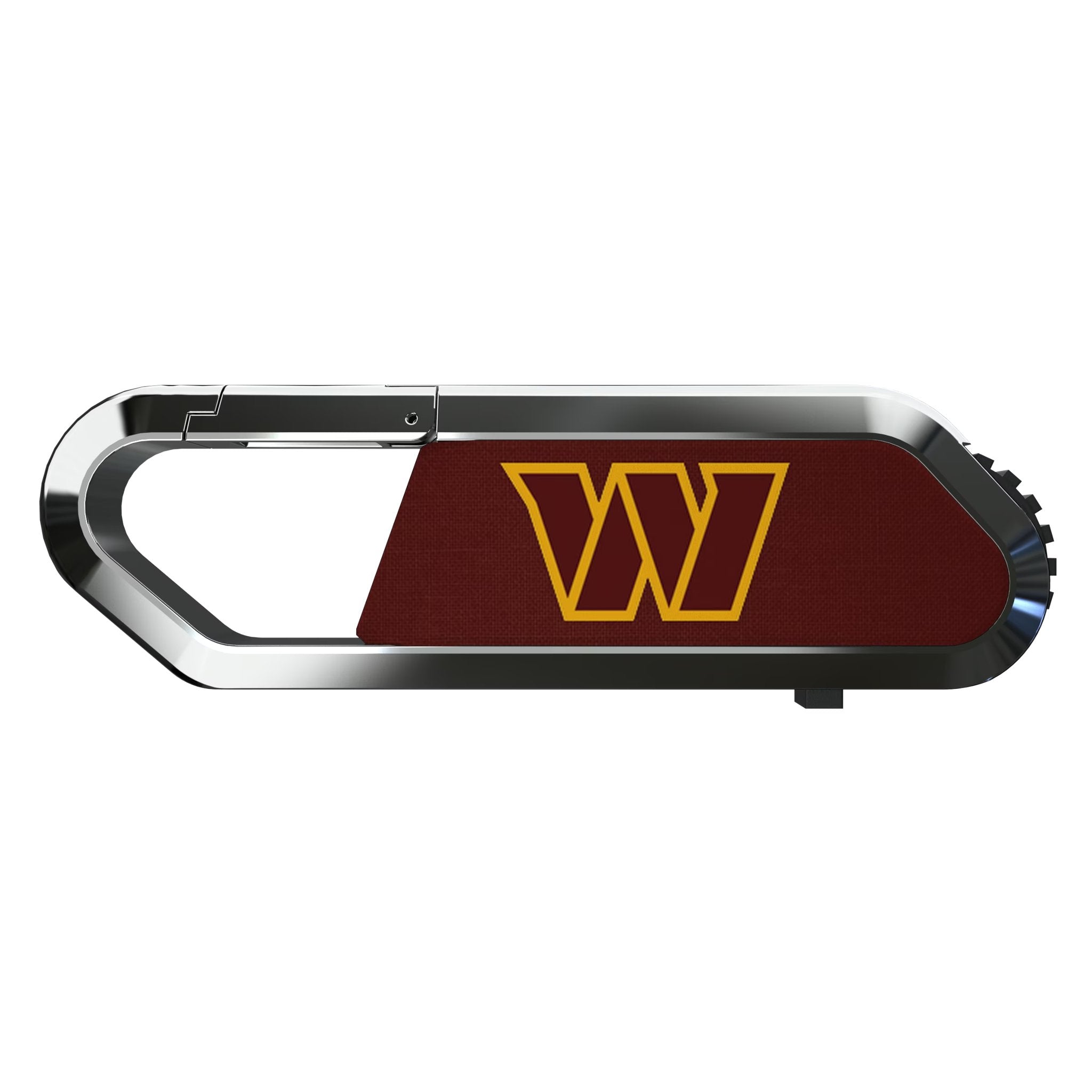 Washington Commanders Solid USB 64GB Clip Style Flash Drive Flat.Jpg