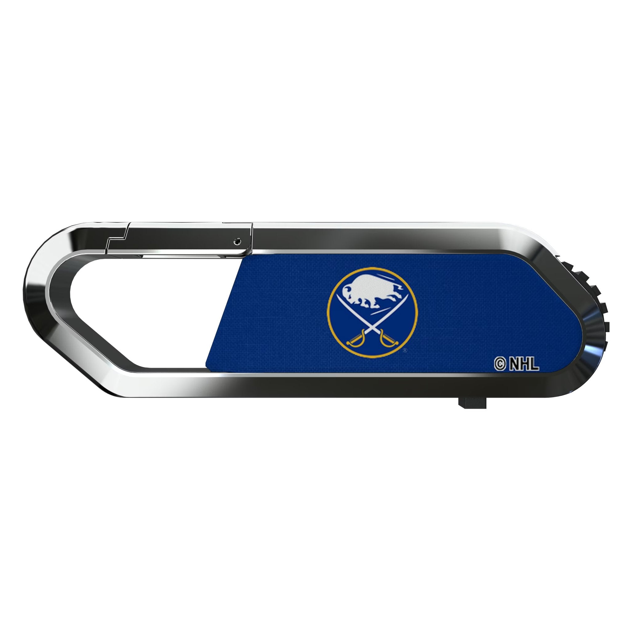 Buffalo Sabres Solid USB 64GB Clip Style Flash Drive Flat.Jpg