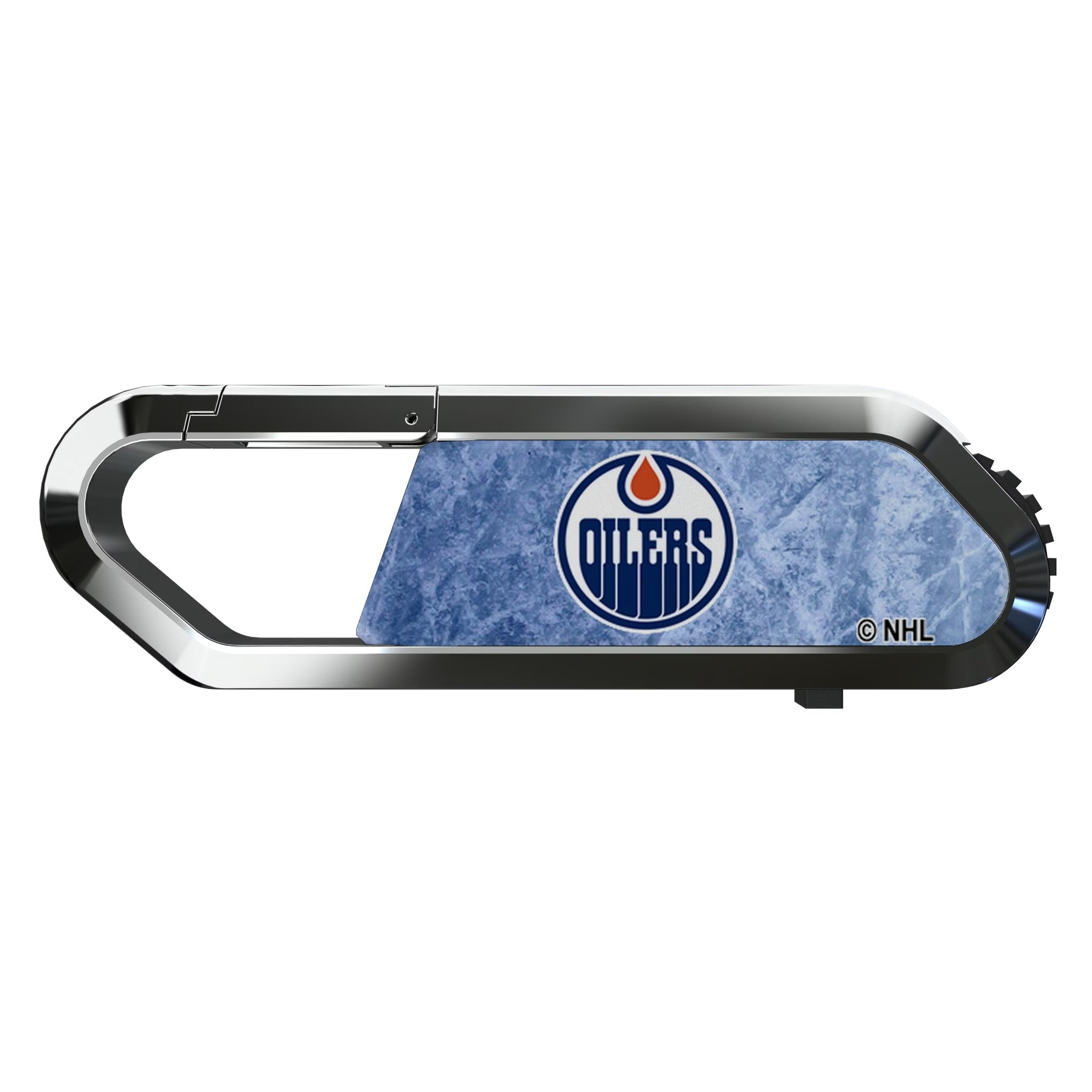 Edmonton Oilers Ice Flood USB 64GB Clip Style Flash Drive Flat.Jpg