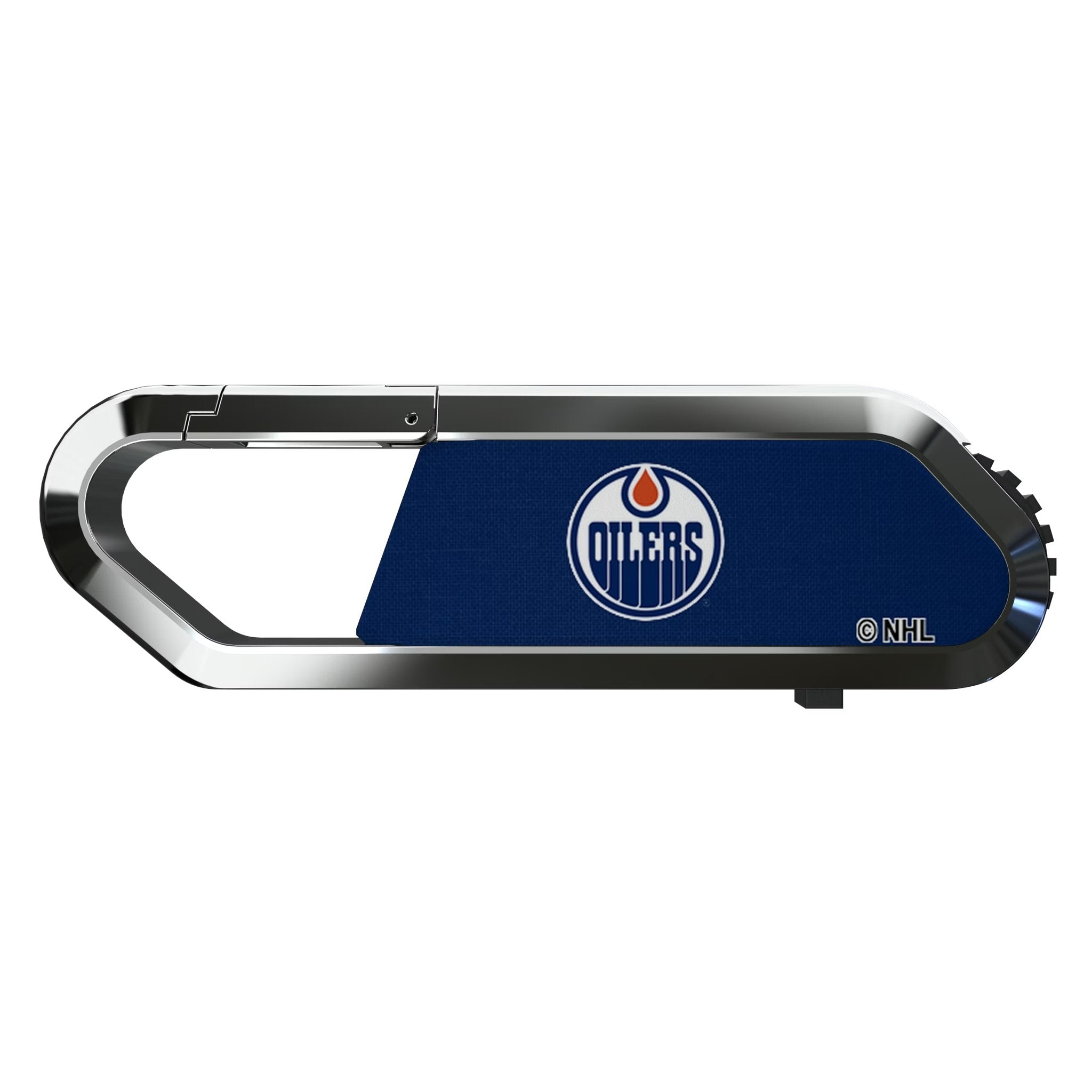 Edmonton Oilers Solid USB 64GB Clip Style Flash Drive Flat.Jpg