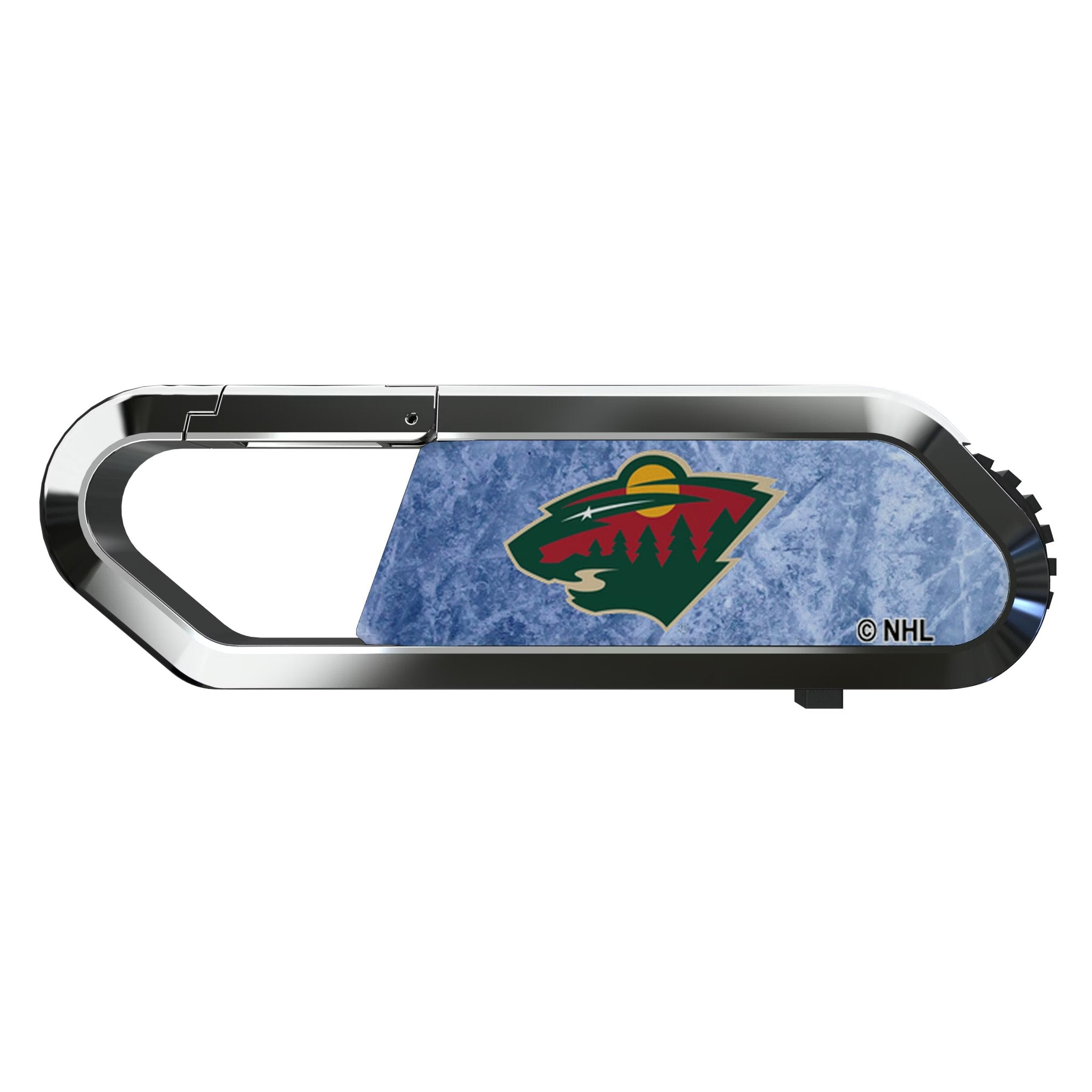 Minnesota Wild Ice Flood USB 64GB Clip Style Flash Drive Flat.Jpg