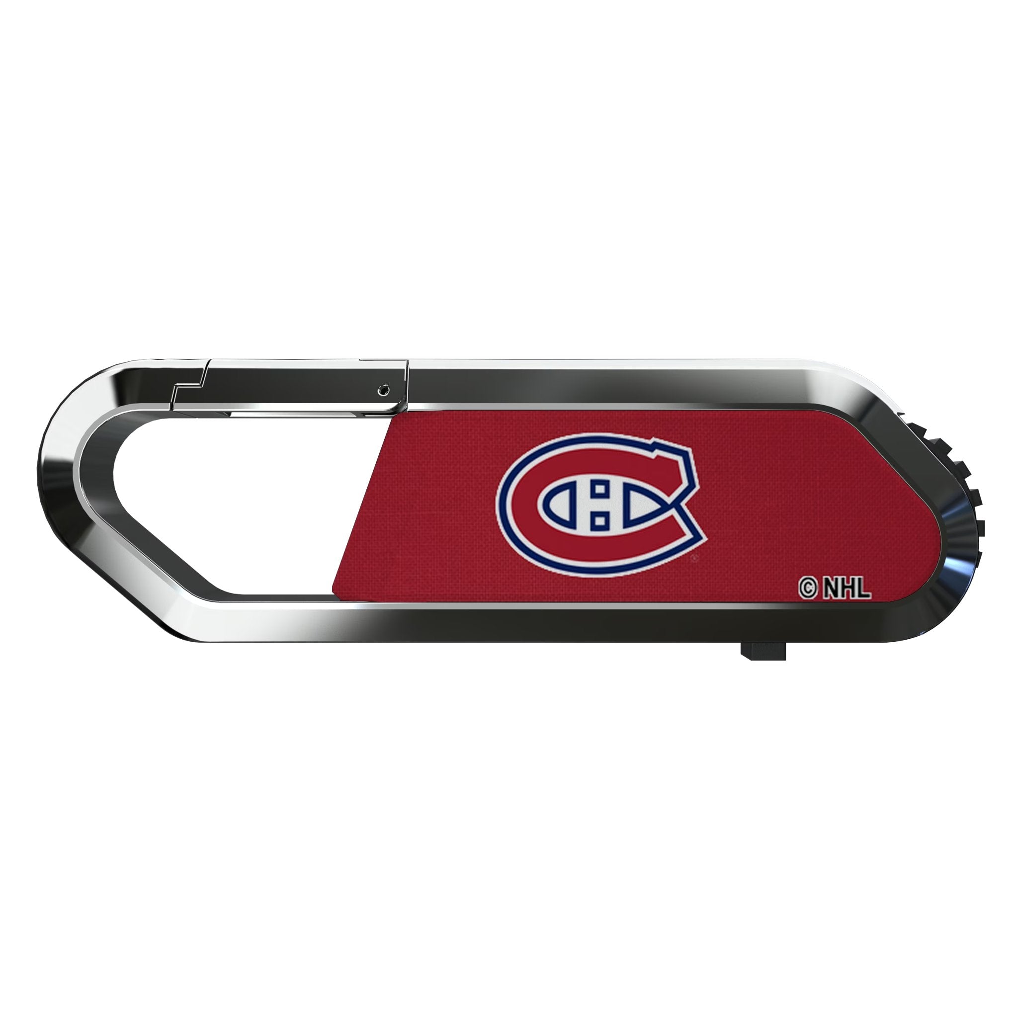 Montreal Canadiens Solid USB 64GB Clip Style Flash Drive Flat.Jpg