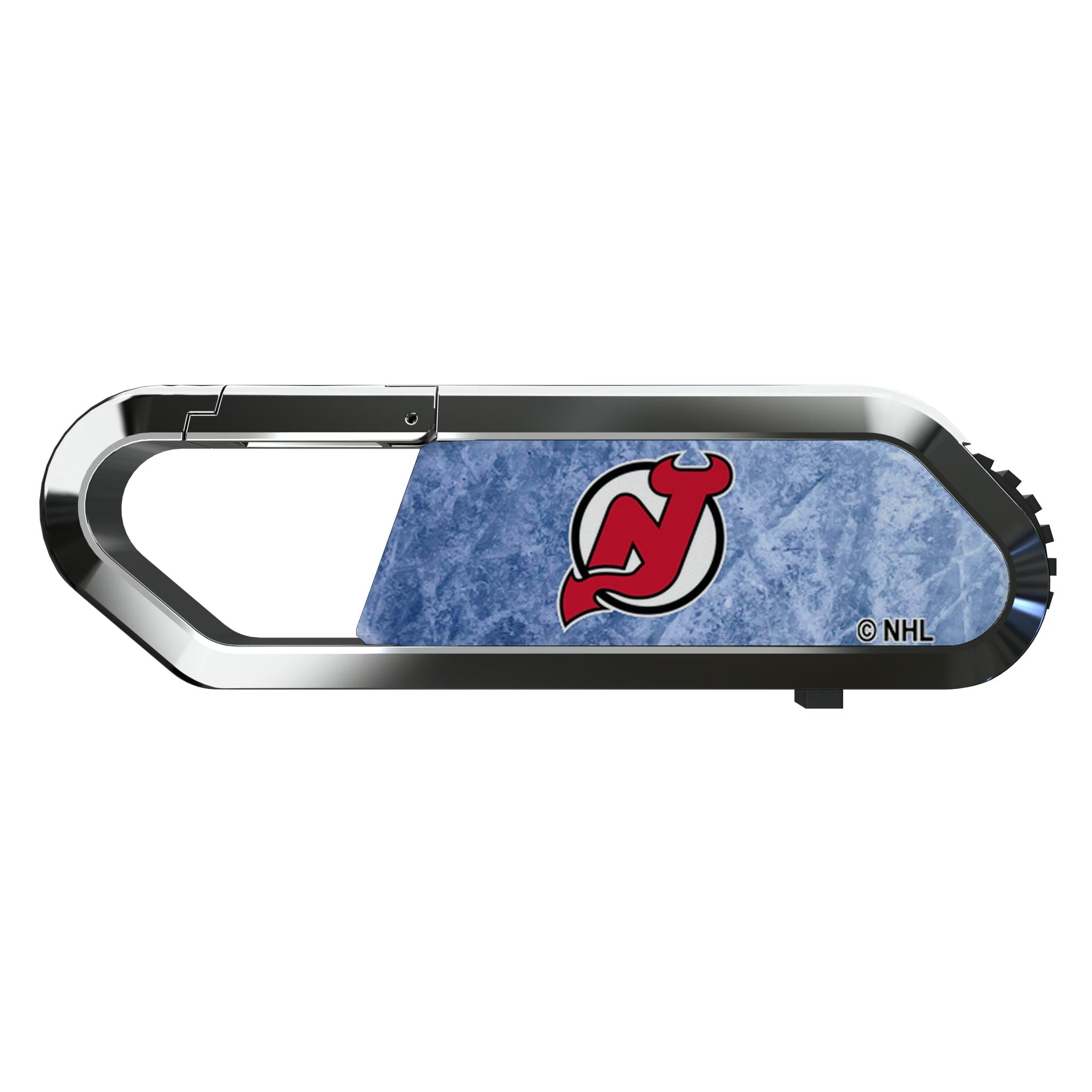 New Jersey Devils Ice Flood USB 64GB Clip Style Flash Drive Flat.Jpg