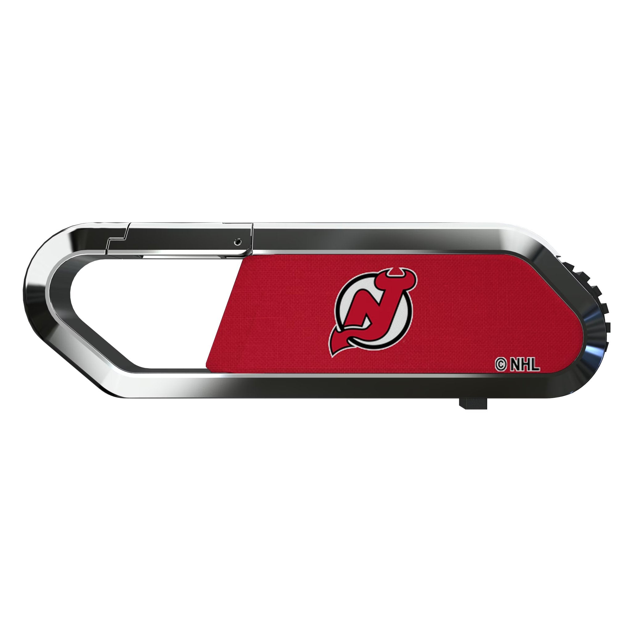 New Jersey Devils Solid USB 64GB Clip Style Flash Drive Flat.Jpg