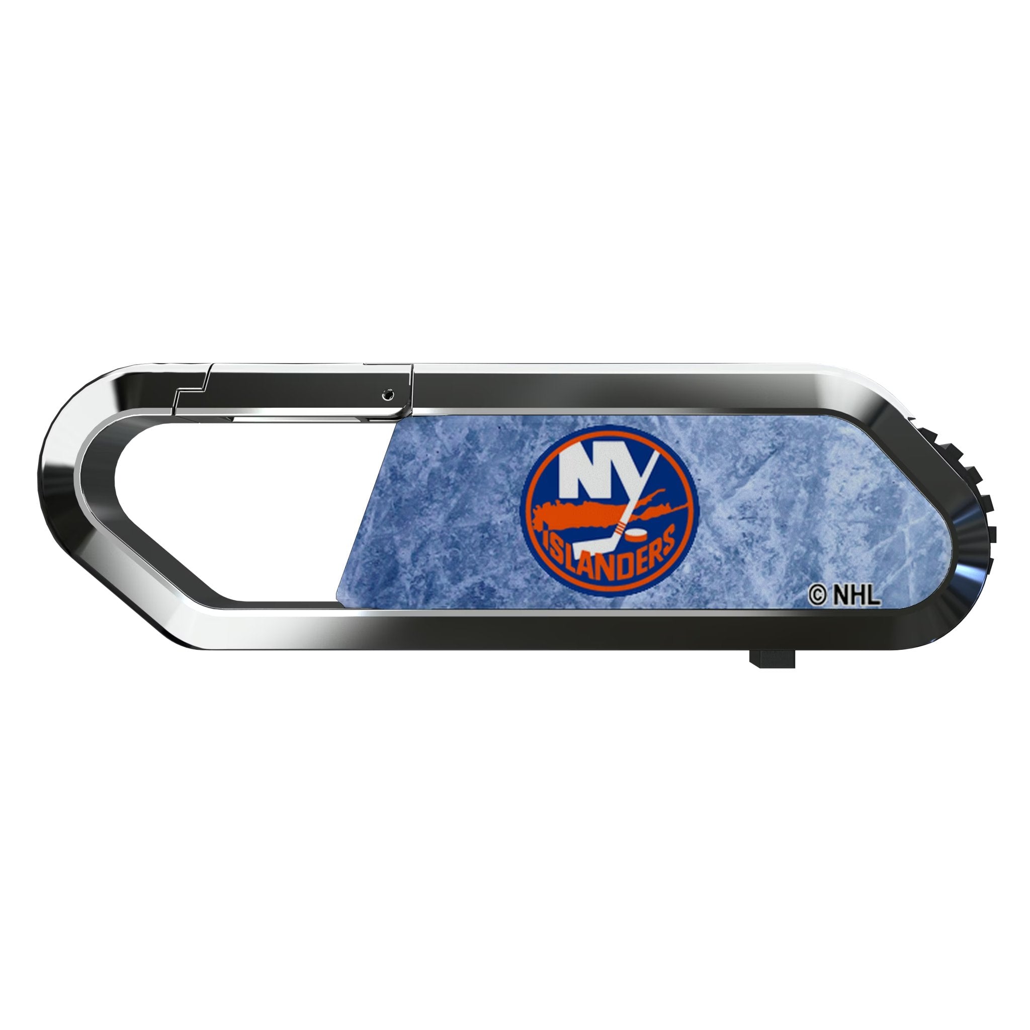 New York Islanders Ice Flood USB 64GB Clip Style Flash Drive Flat.Jpg