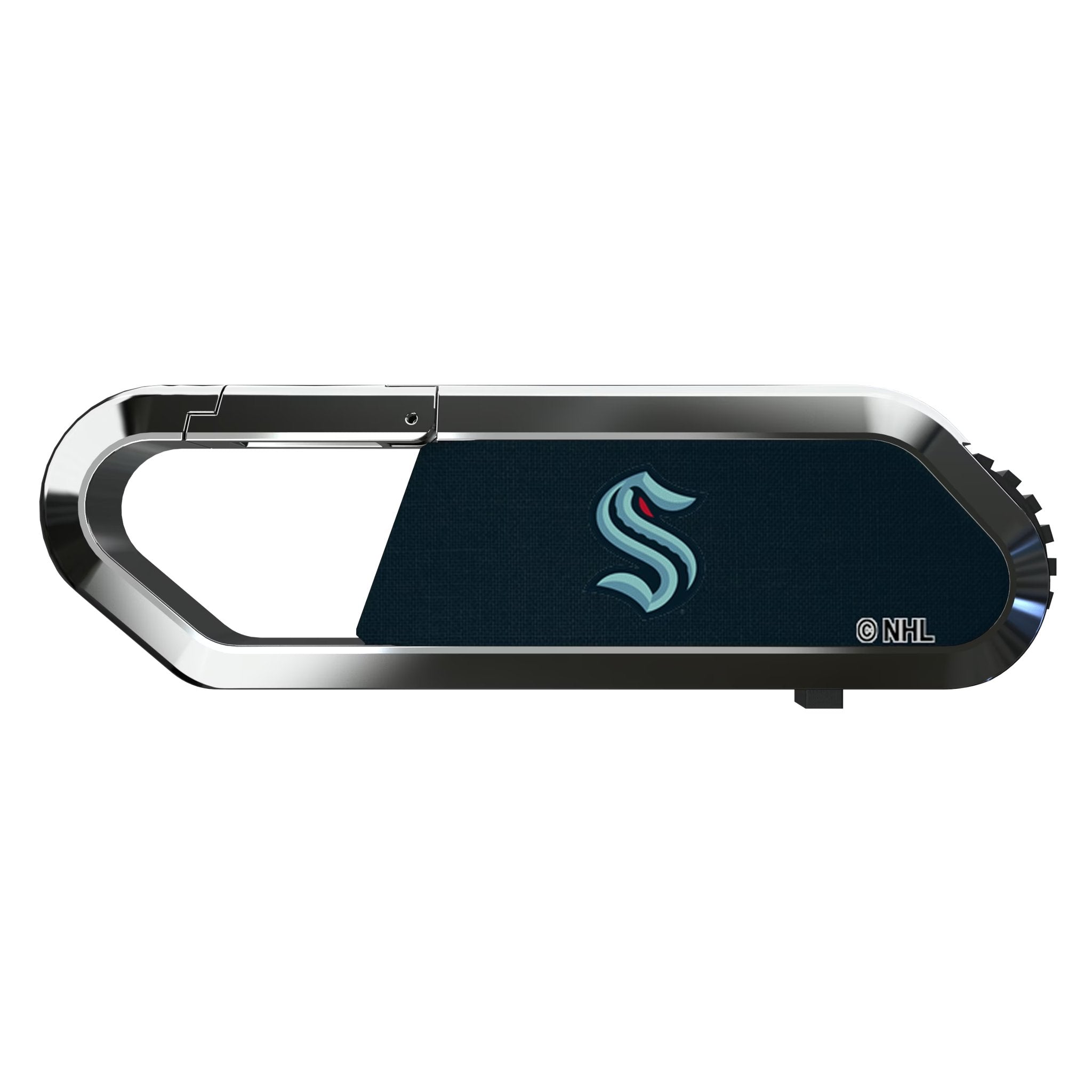 Seattle Kraken Solid USB 64GB Clip Style Flash Drive Flat.Jpg