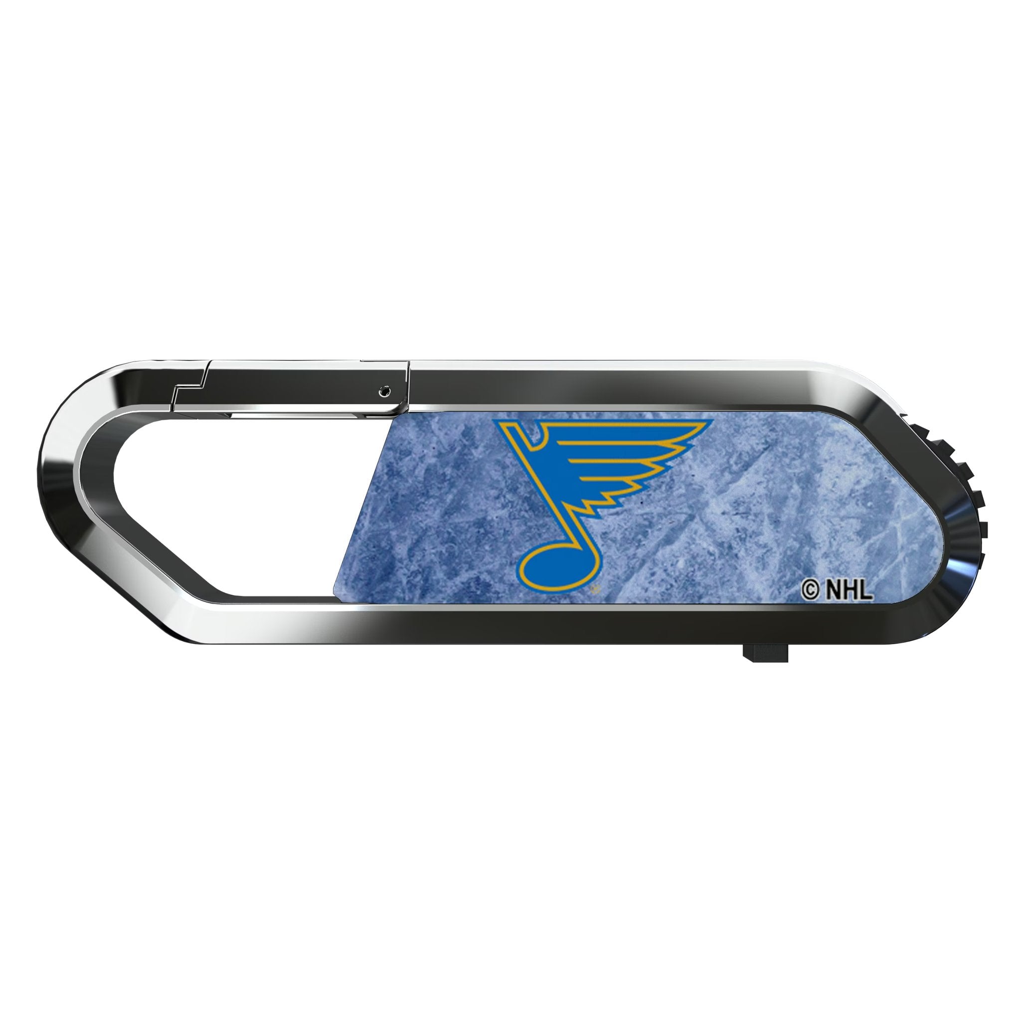 St. Louis Blues Ice Flood USB 64GB Clip Style Flash Drive Flat.Jpg