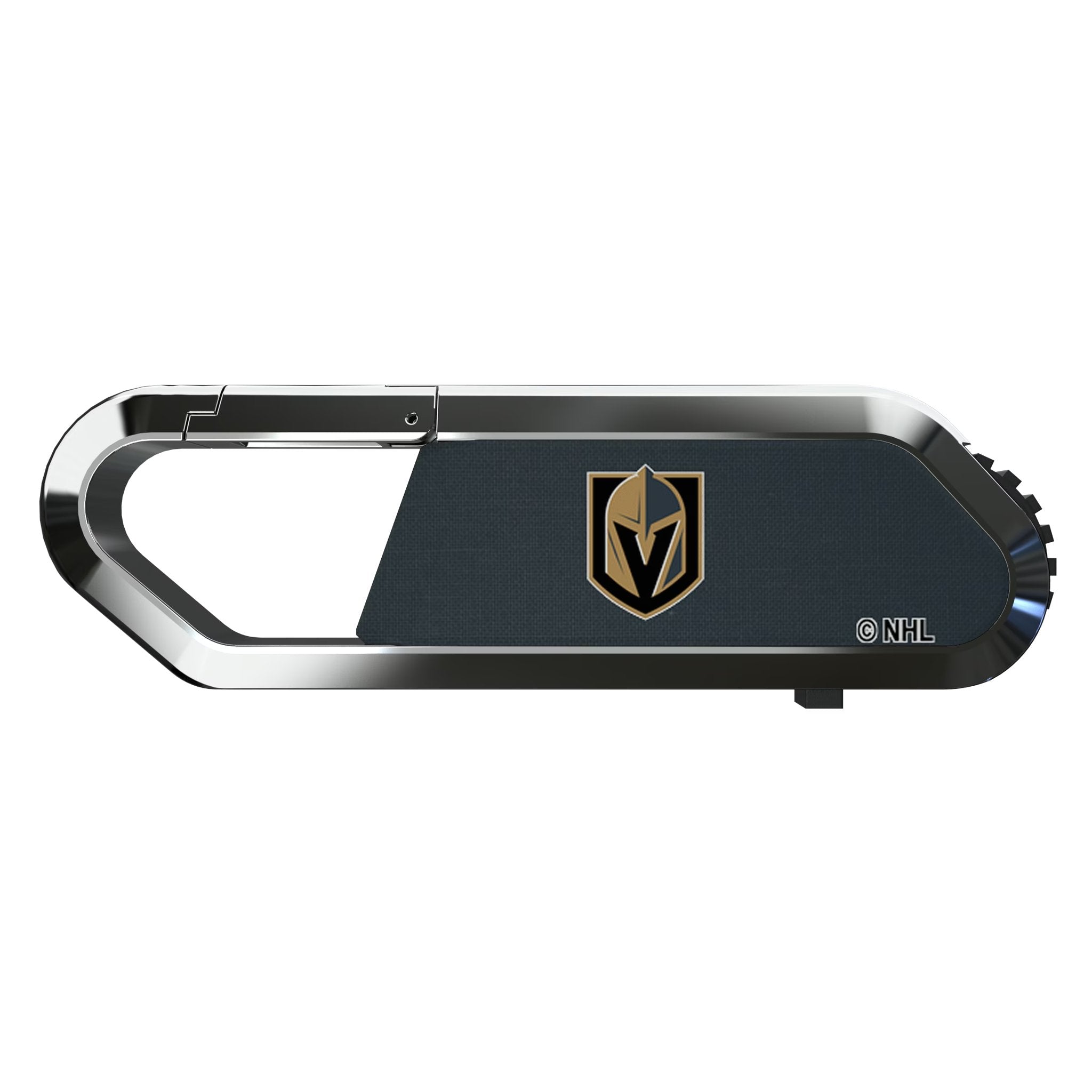 Vegas Golden Knights Solid USB 64GB Clip Style Flash Drive Flat.Jpg