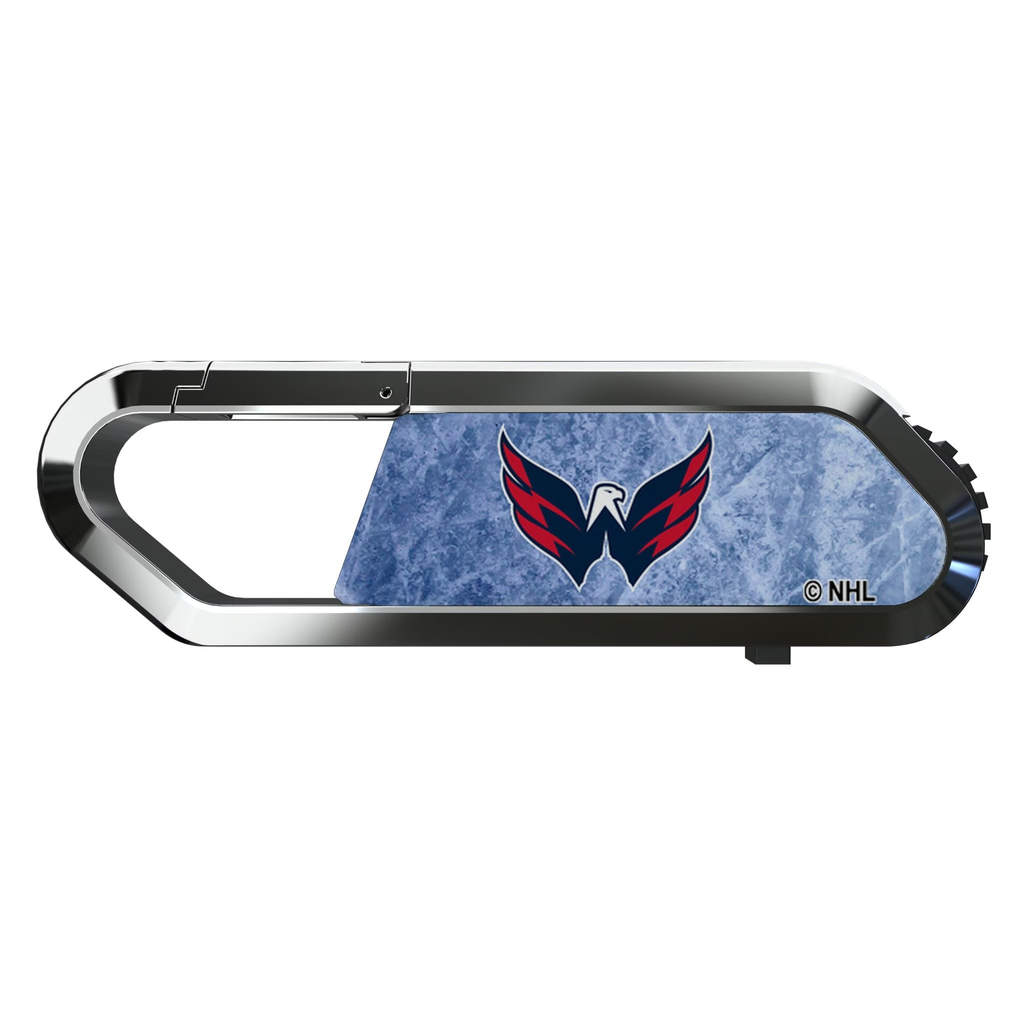 Washington Capitals Ice Flood USB 64GB Clip Style Flash Drive Flat.Jpg