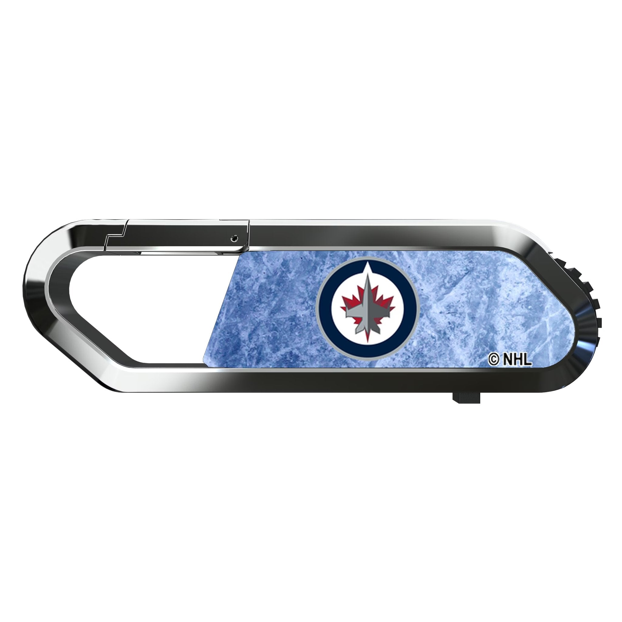 Winnipeg Jets Ice Flood USB 64GB Clip Style Flash Drive Flat.Jpg
