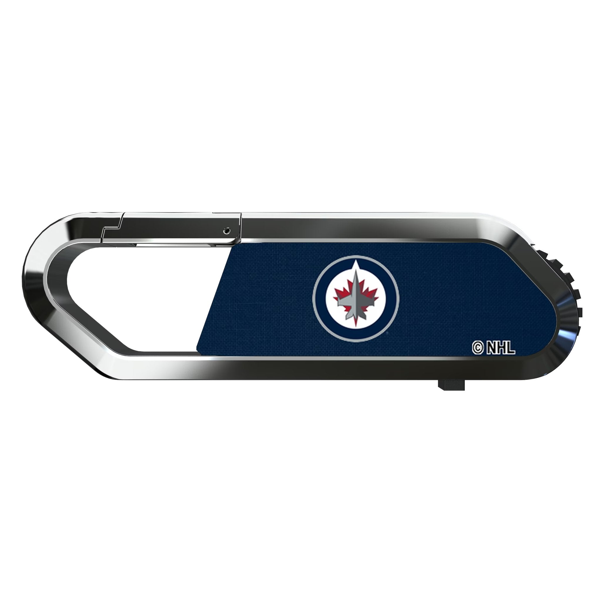 Winnipeg Jets Solid USB 64GB Clip Style Flash Drive Flat.Jpg