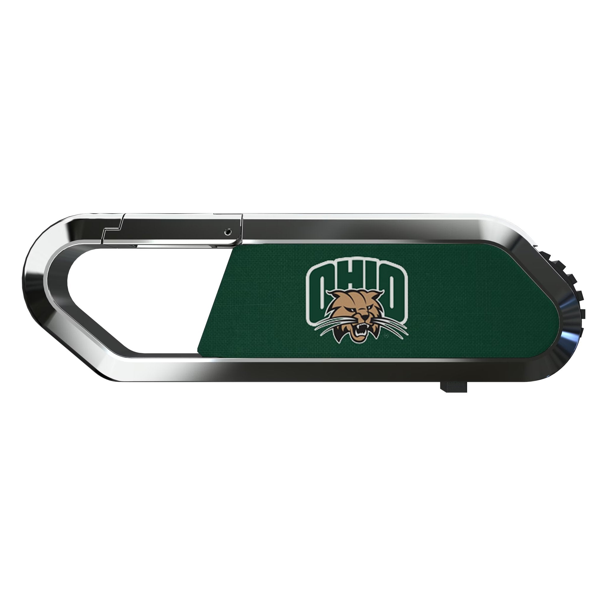Ohio University Bobcats Solid USB 64GB Clip Style Flash Drive Flat.Jpg