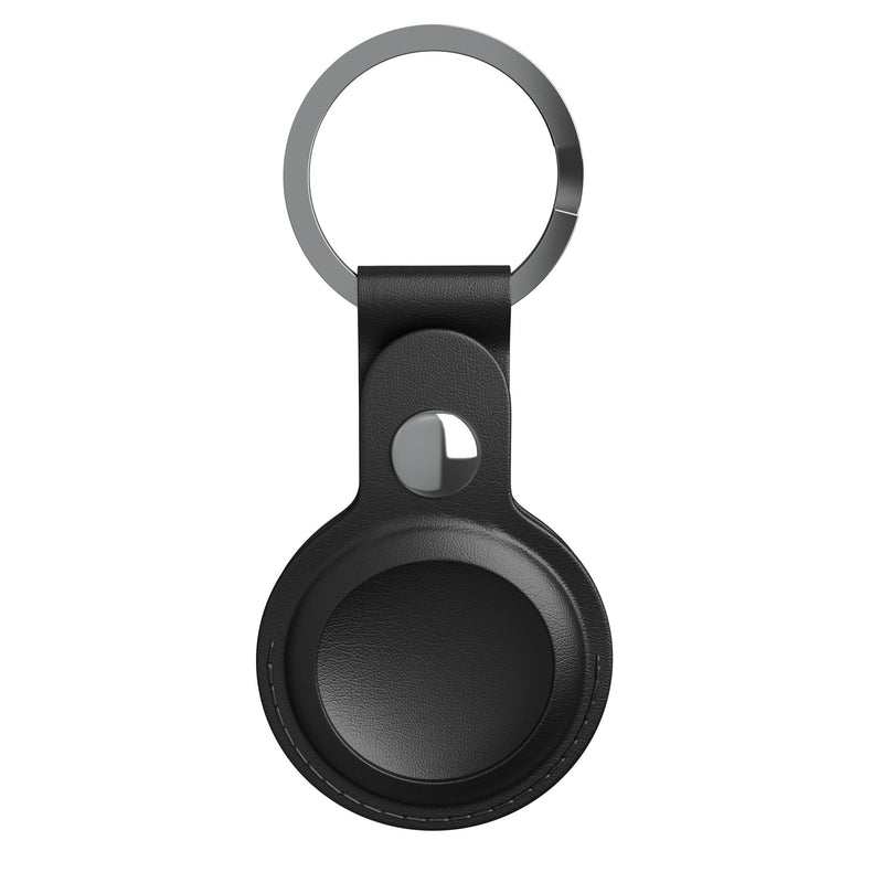 University of Utah Utes Personalized Insignia AirTag Black Airtag Holder Back.Jpg