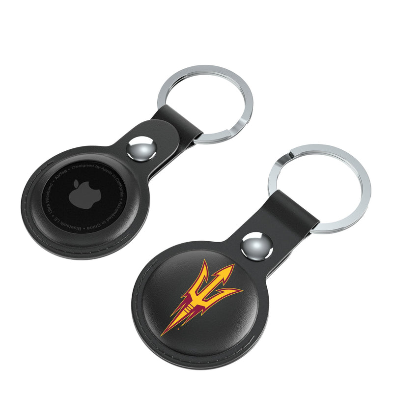 Arizona State University Sun Devils Insignia AirTag Black Airtag Holder 2-Pack Iso.Jpg