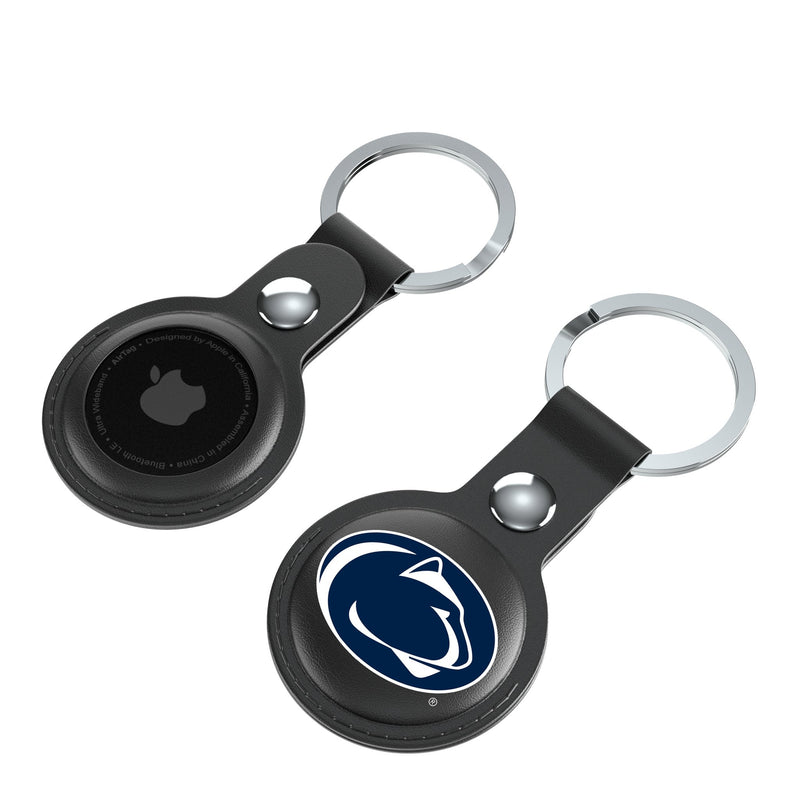 Pennsylvania State University Nittany Lions Insignia AirTag Black Airtag Holder 2-Pack Iso.Jpg