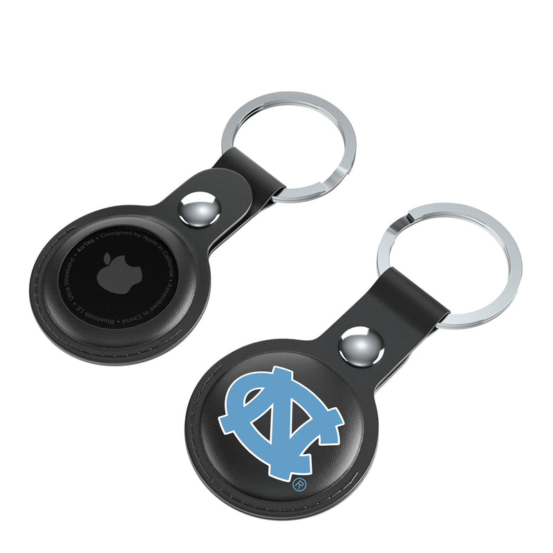 North Carolina Tar Heels Insignia AirTag Black Airtag Holder 2-Pack Iso.Jpg