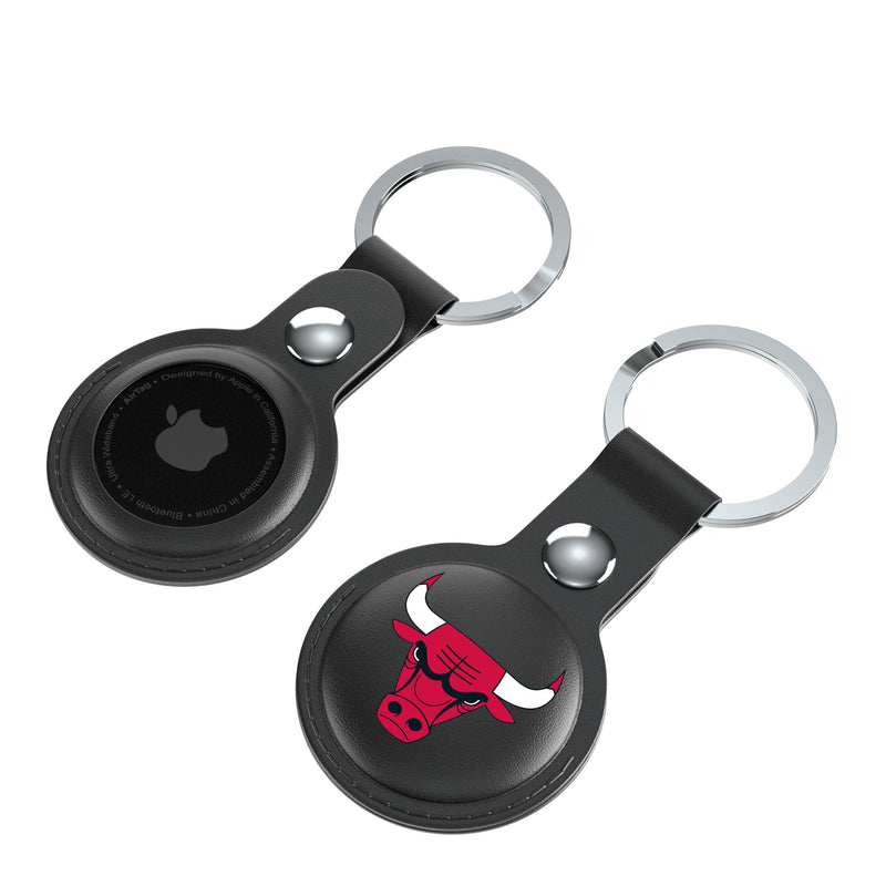 Chicago Bulls Insignia AirTag Black Airtag Holder 2-Pack Iso.Jpg