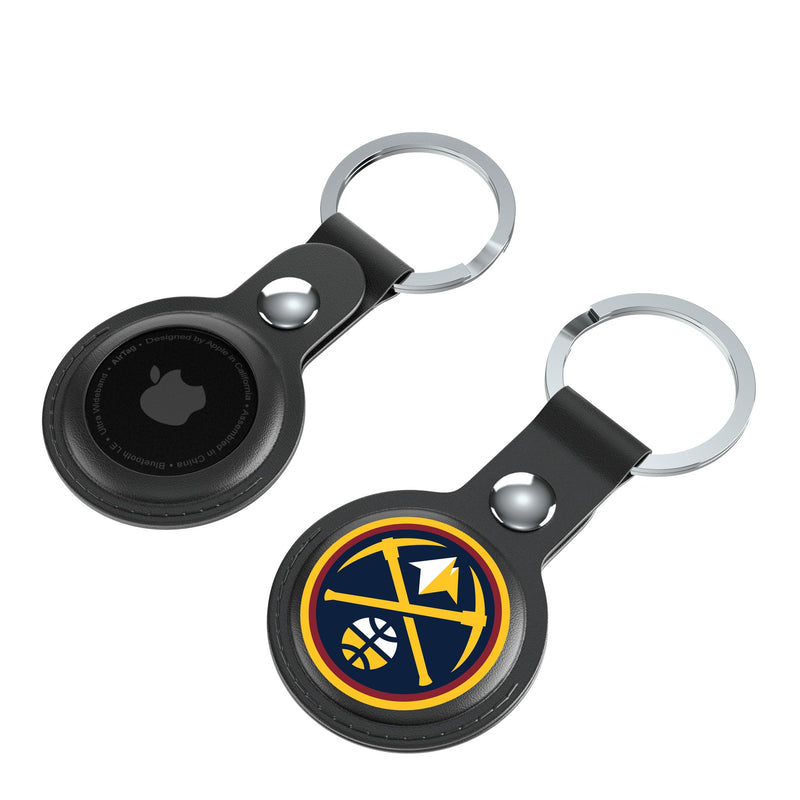 Denver Nuggets Insignia AirTag Black Airtag Holder 2-Pack Iso.Jpg