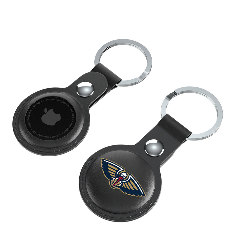 New Orleans Pelicans Insignia AirTag Black Airtag Holder 2-Pack Iso.Jpg