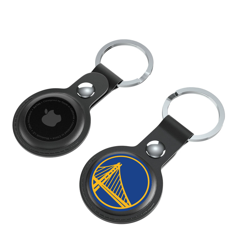 Golden State Warriors Insignia AirTag Black Airtag Holder 2-Pack Iso.Jpg